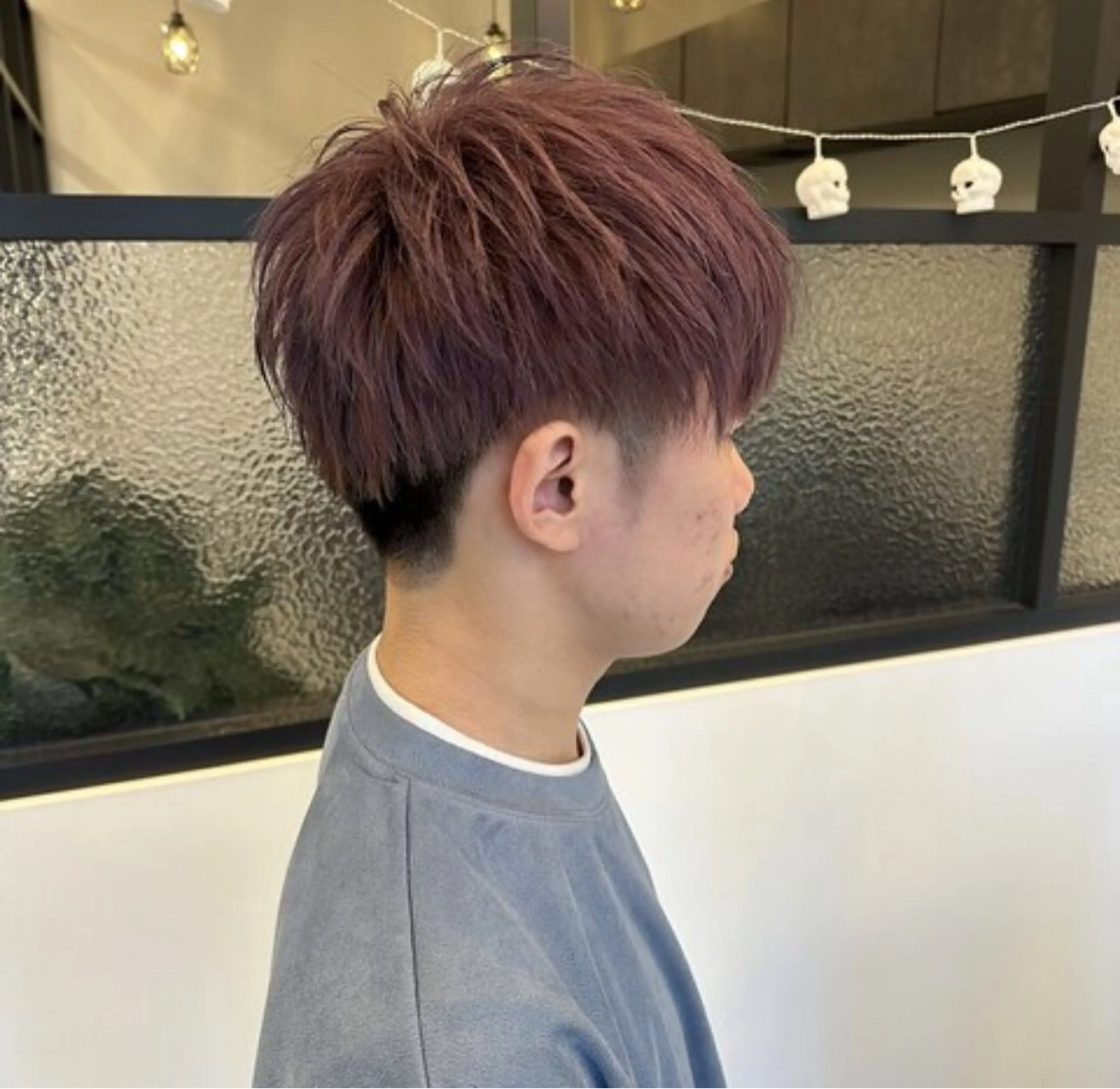 ショート カラー メンズ ヘアカラー 大田黒 零生のヘアスタイル