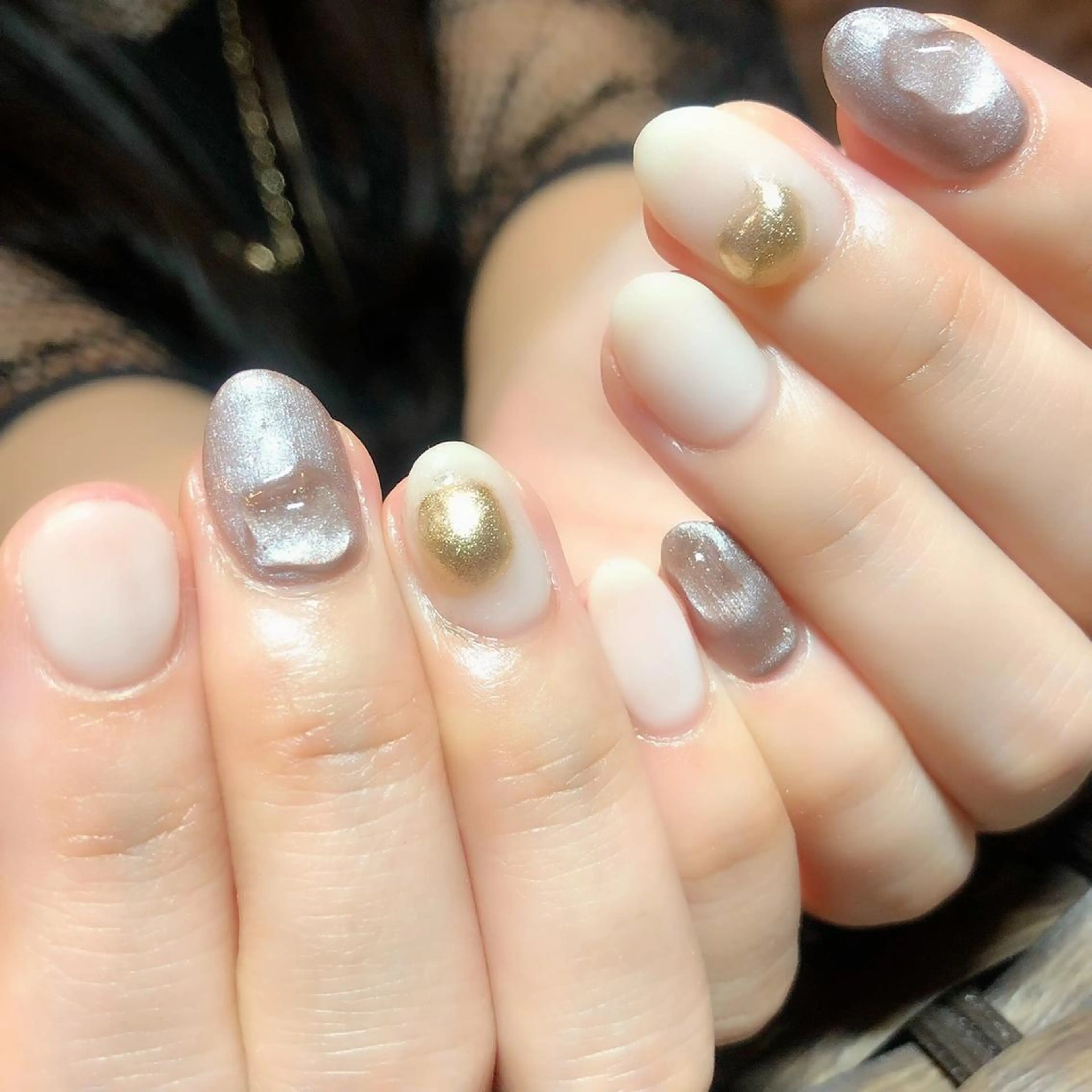 ネイル ハンドネイル センター南 eclatのネイルデザイン