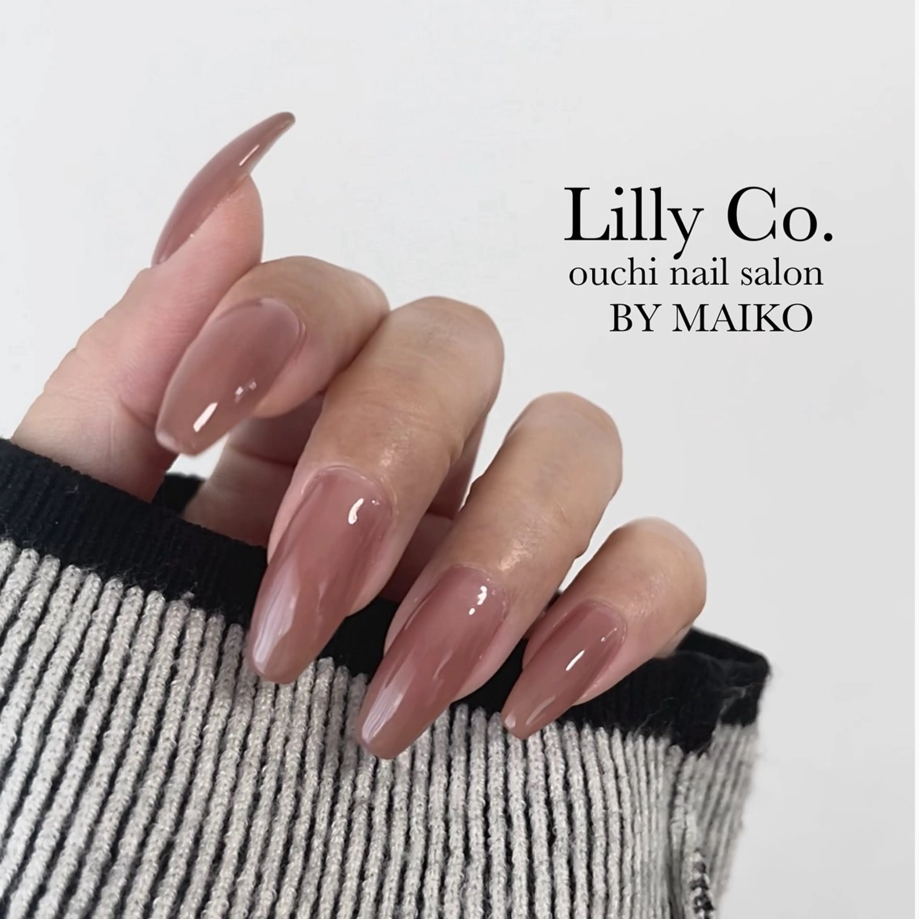 ネイル ワンカラーネイル ハンドネイル ハンドケア Lilly Co.のネイルデザイン