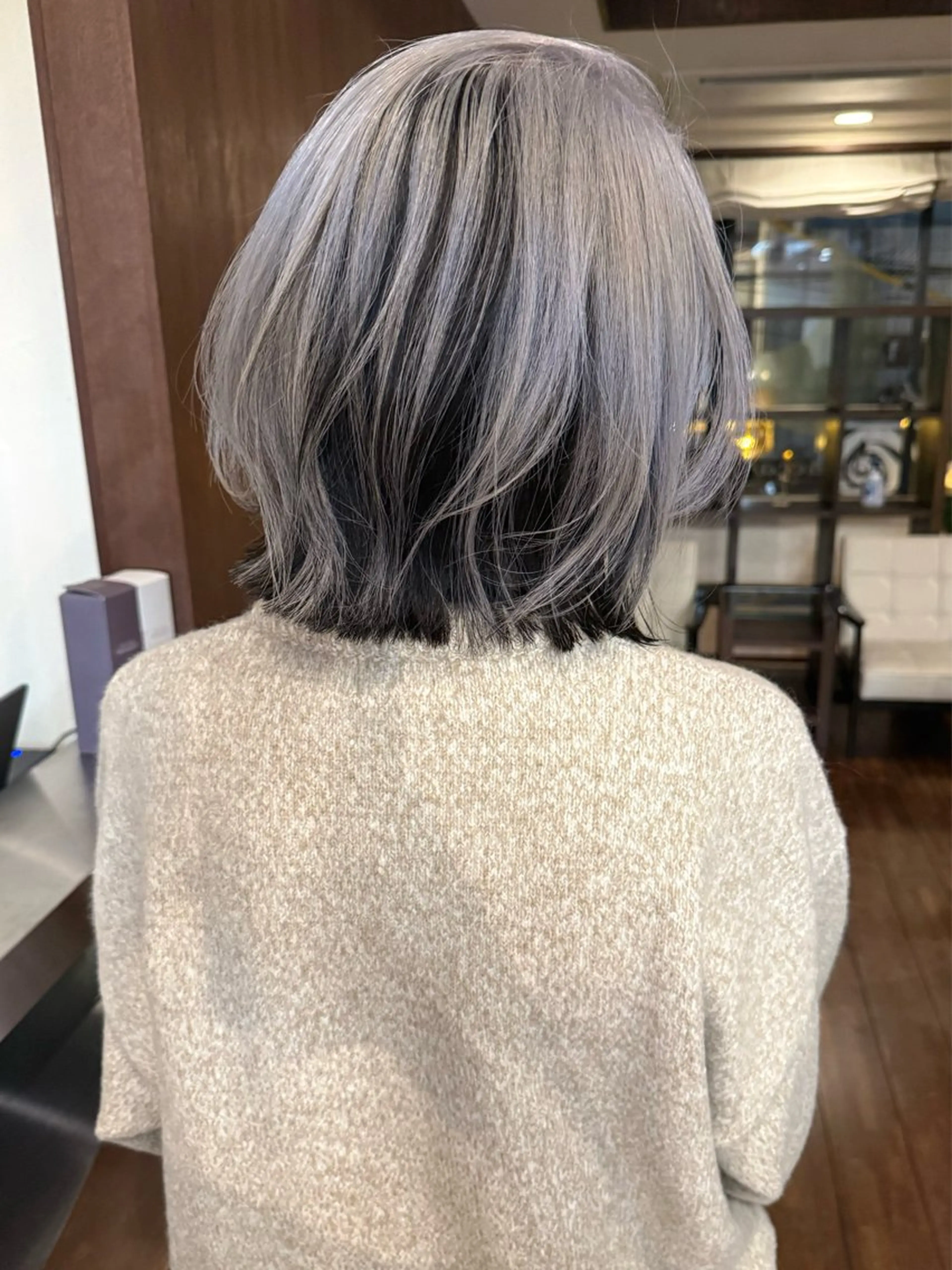 ショート カラー カット ヘアカラー トリートメント 髪質改善カラー ケアブリーチ/タムのヘアスタイル