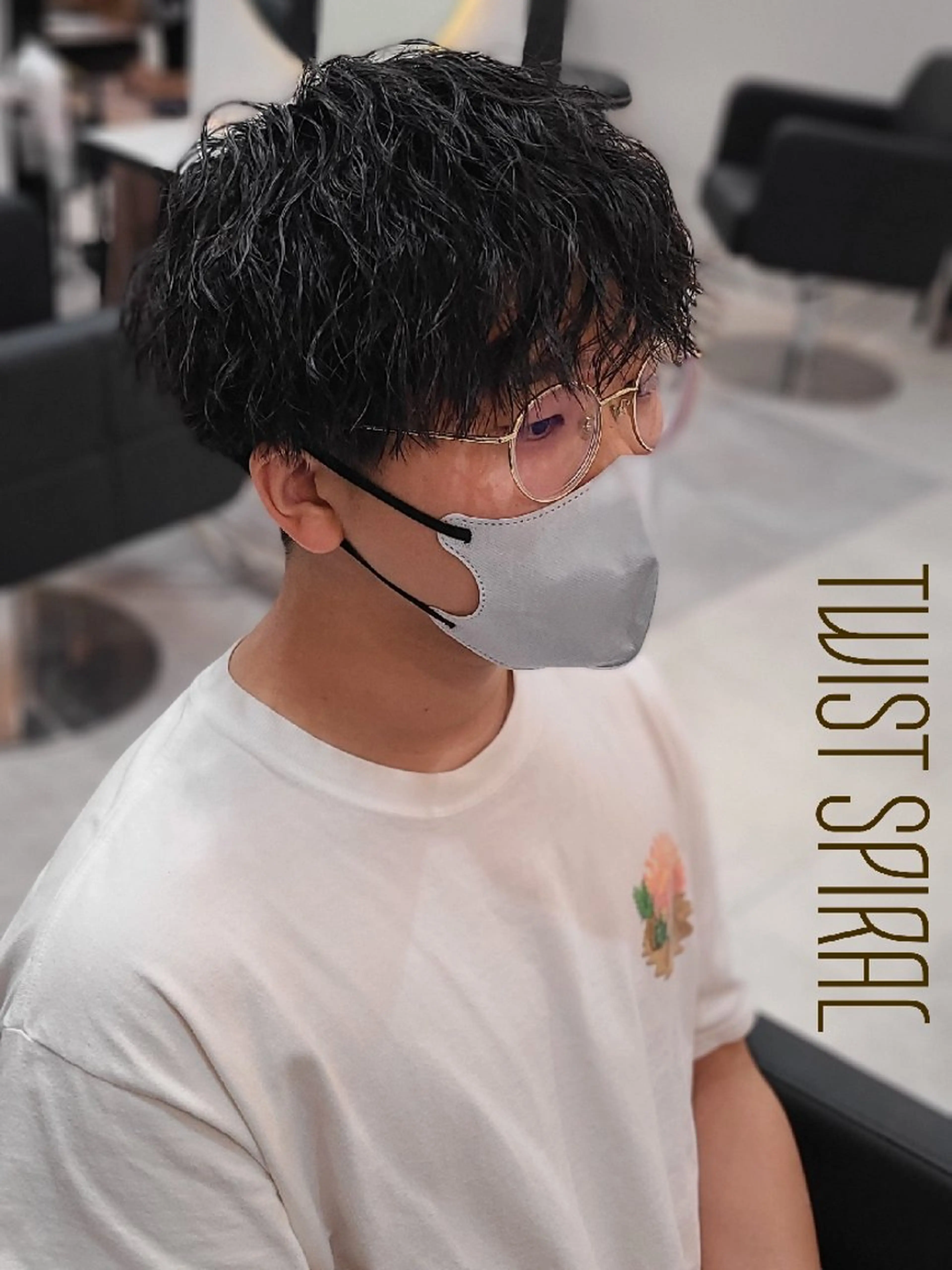 パーマ カット パーマ ヘアセット Lapis 名古屋駅前店所属・LEN名古屋/パーマ メンズ特化美容師のヘアスタイル