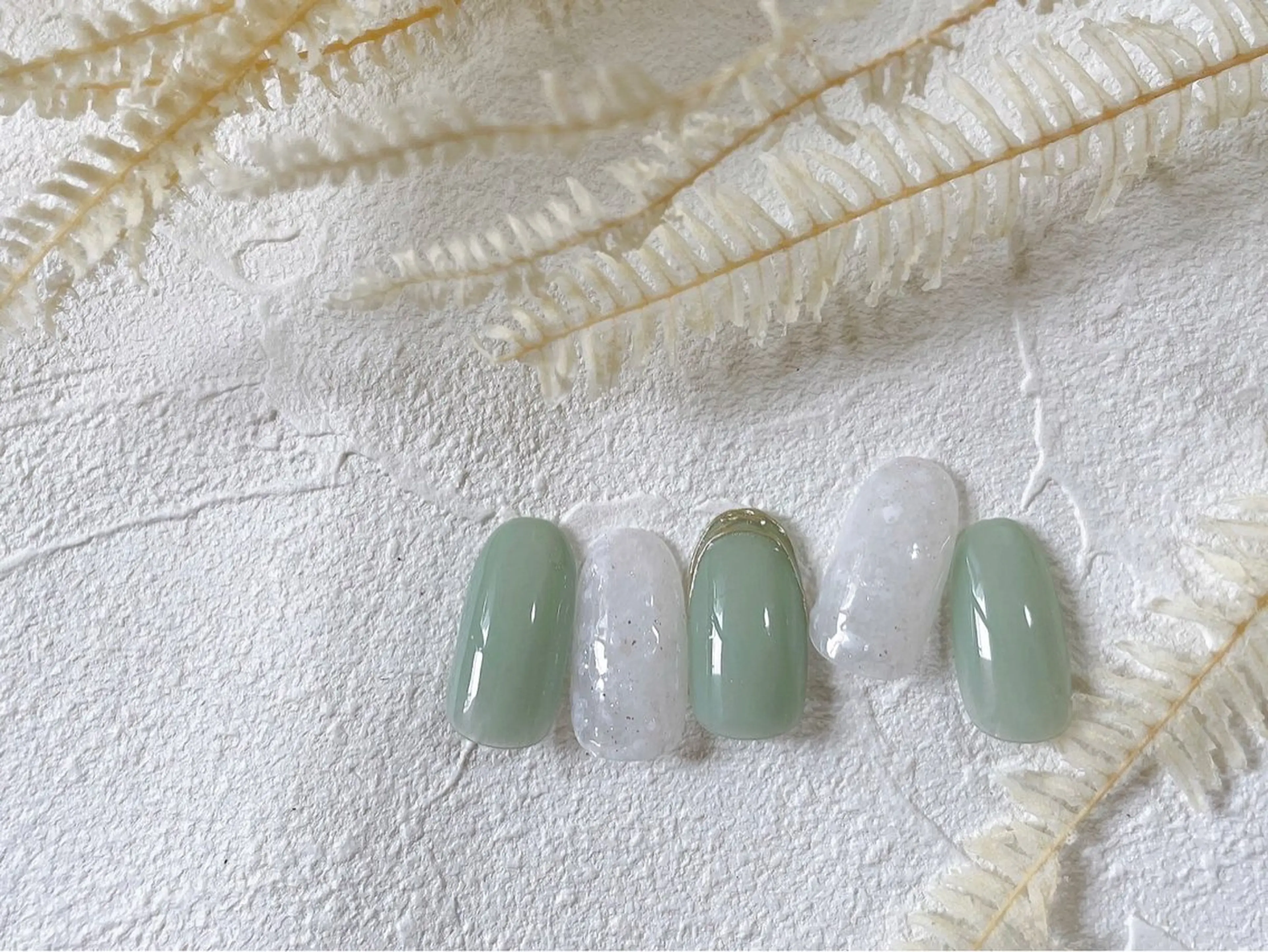 ネイル オーロラネイル フットネイル フレンチネイル ジェルネイル 韓国ネイル ハンドネイル Mogu nail 二子玉川のネイルデザイン