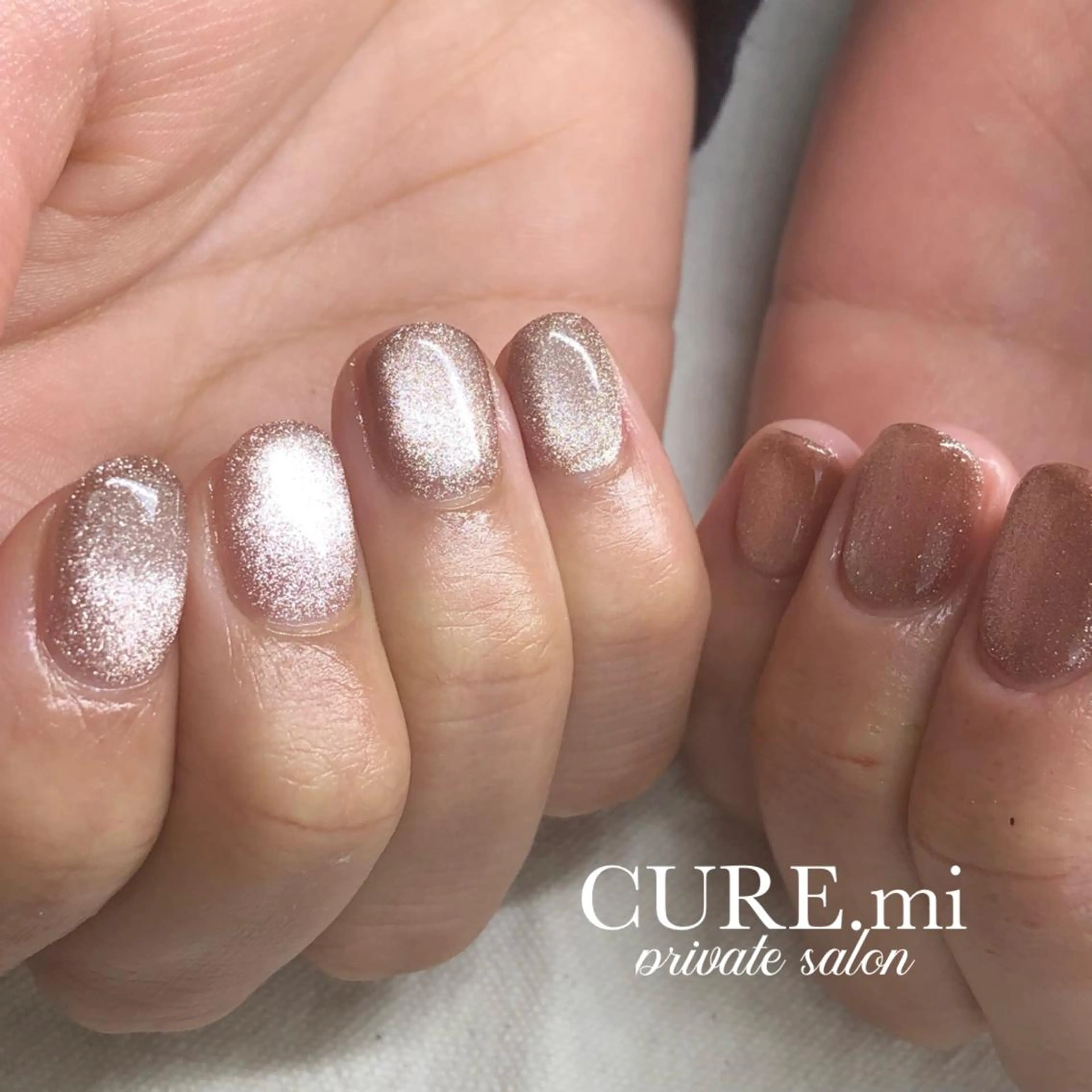 ネイル マグネットネイル ハンドネイル ハンドケア CURE.mi所属・伊藤 美香のネイルデザイン