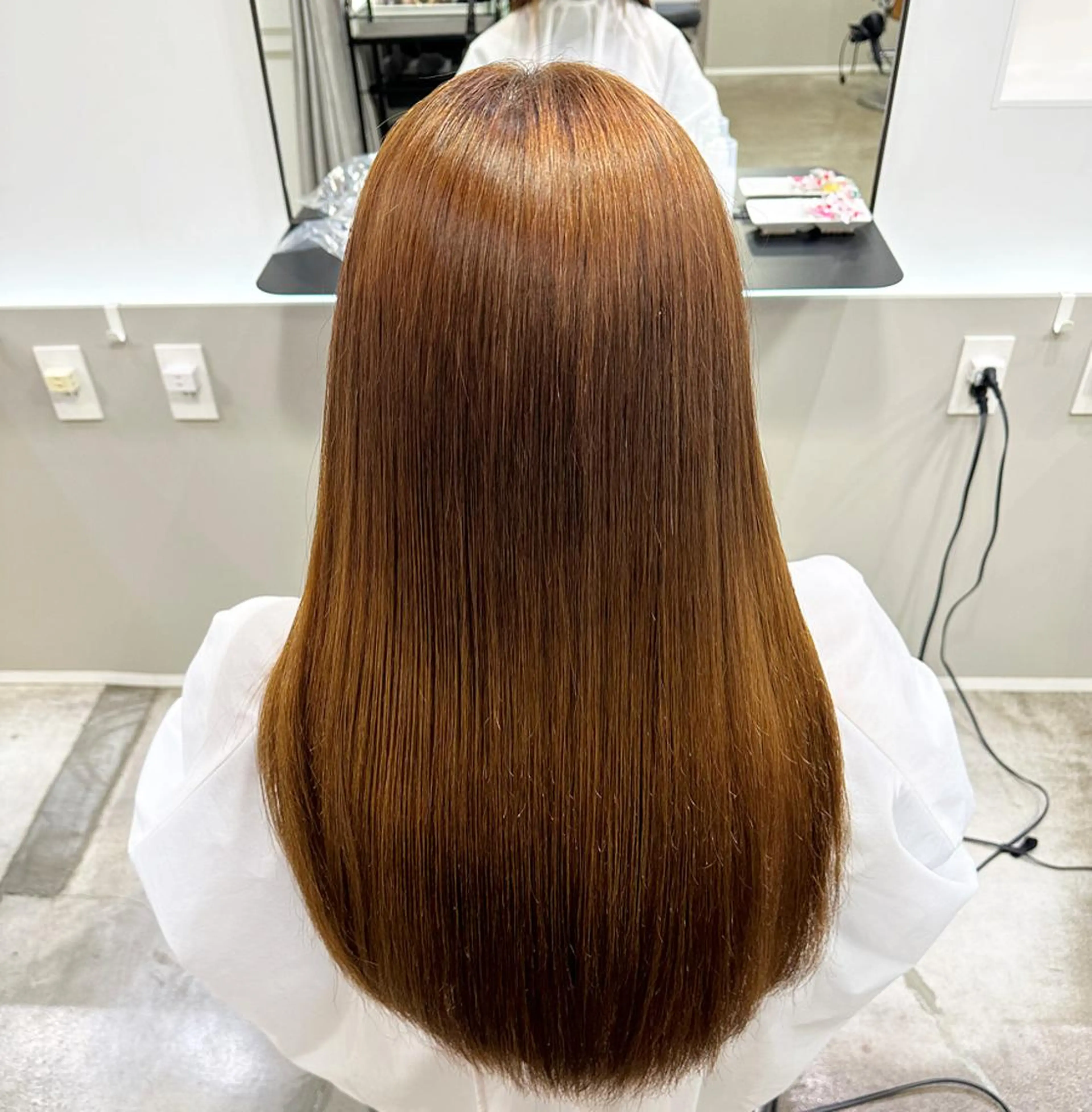 ロング パーマ 縮毛矯正/ネイル 🌻ひまわり🌻のヘアスタイル