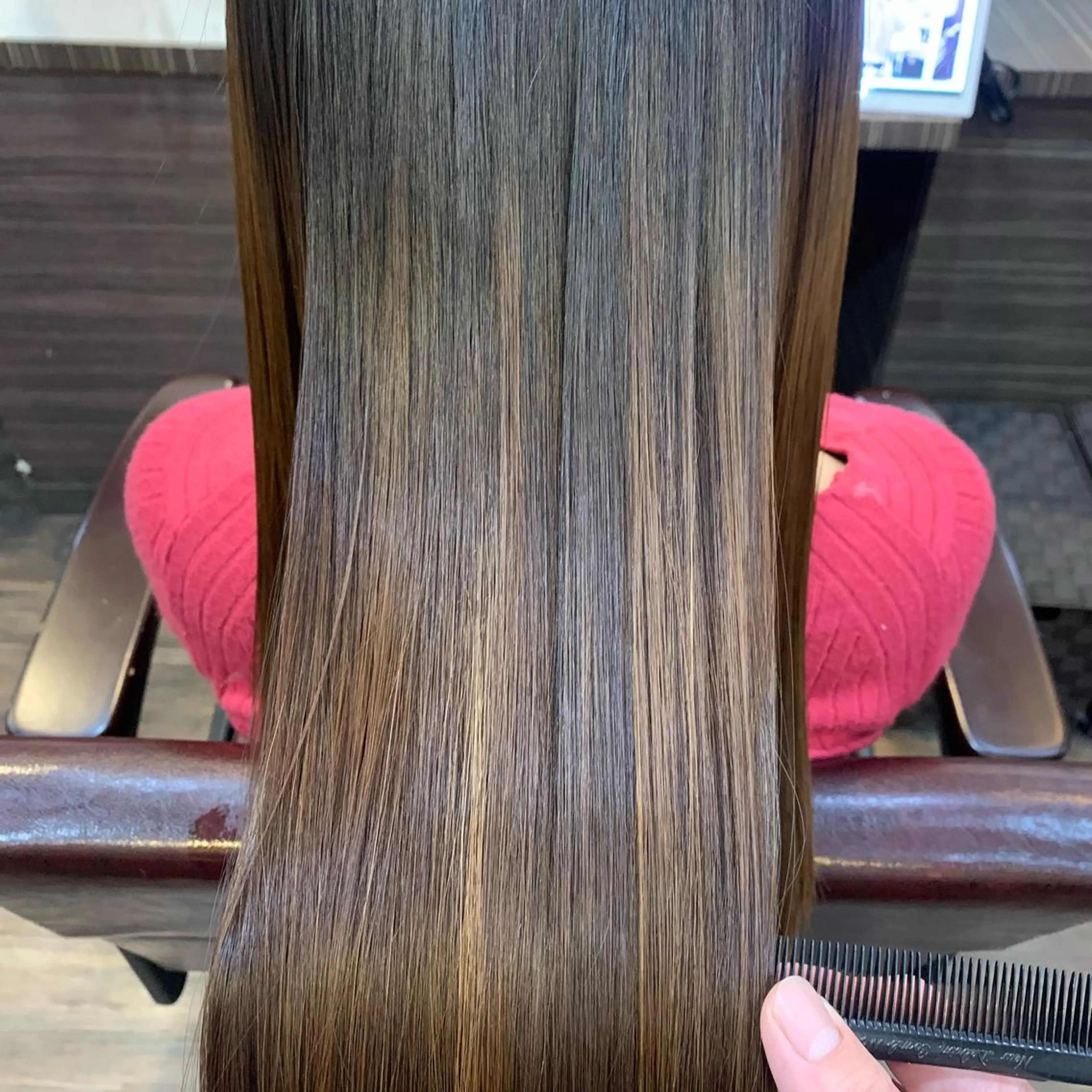 ロング 縮毛矯正 トリートメント ディレクター鮫島 俊介のヘアスタイル