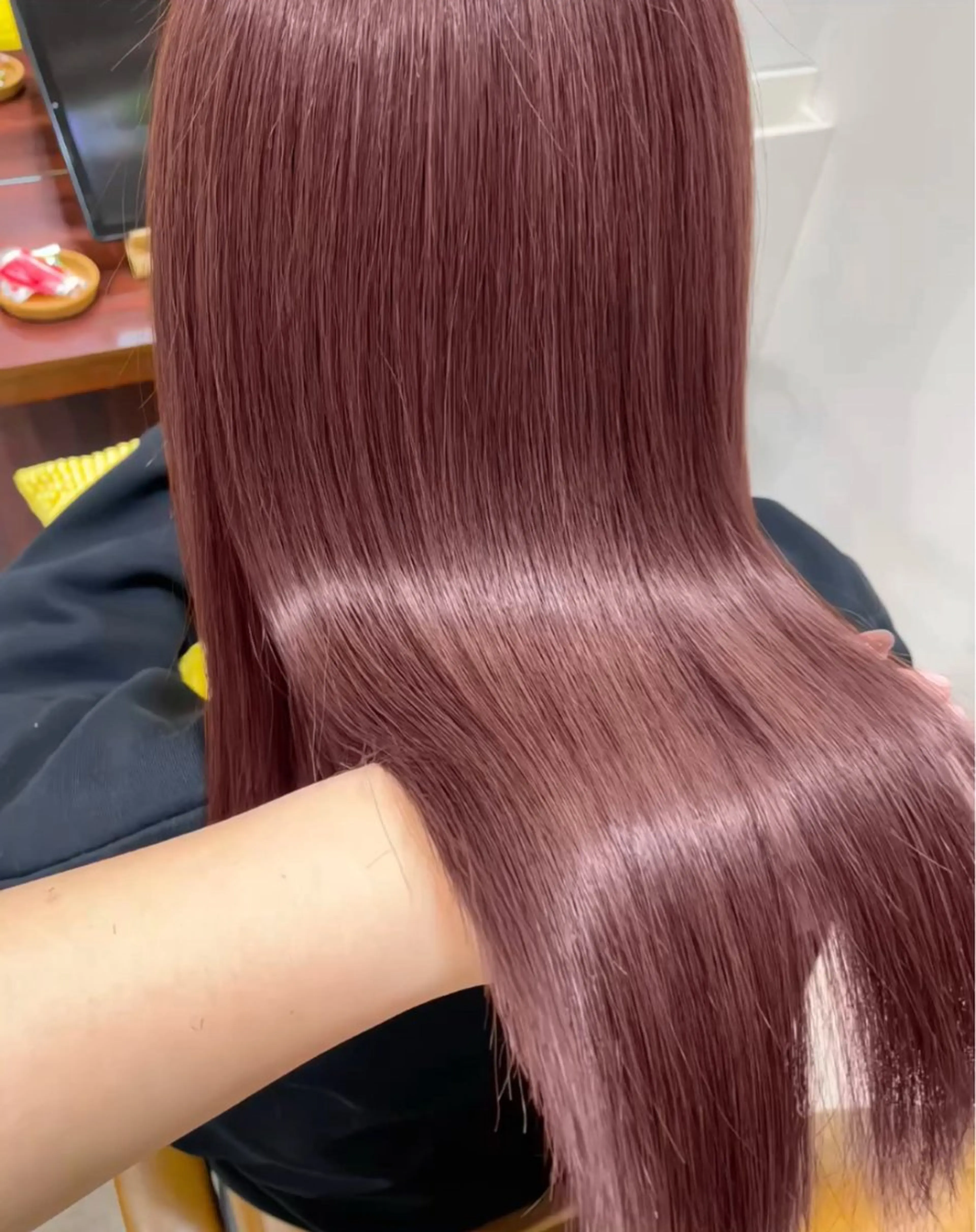 ロング カラー ブリーチ 髪質改善 トリートメント 透明感/暖色/艶感 TAMA🍓🍓のヘアスタイル
