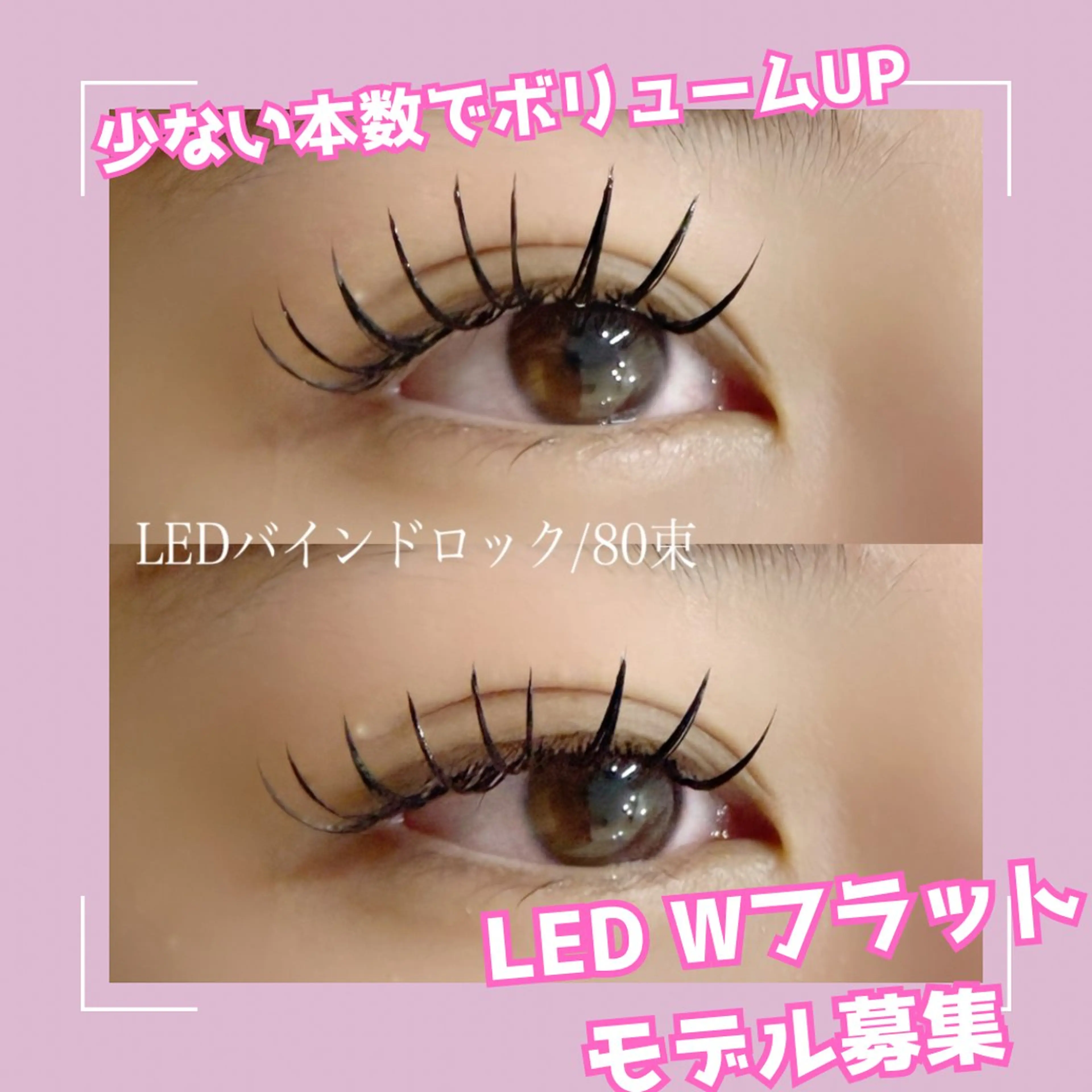 Jrアイリスト担当🌹LED【Wフラットバインドロック40束×フラット40本】の写真