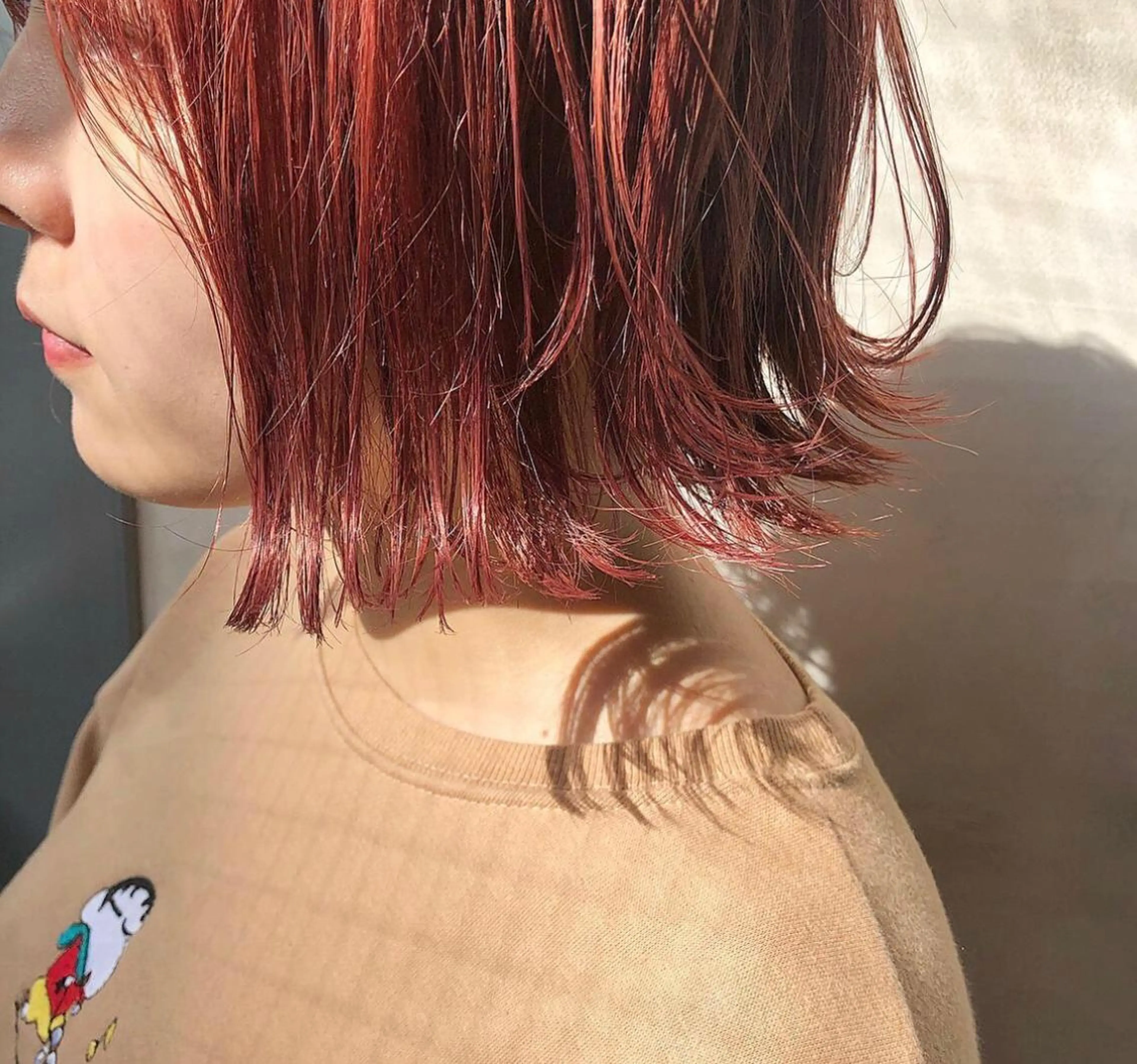 ミディアム カラー 圧倒的透明感カラー nana🦕のヘアスタイル