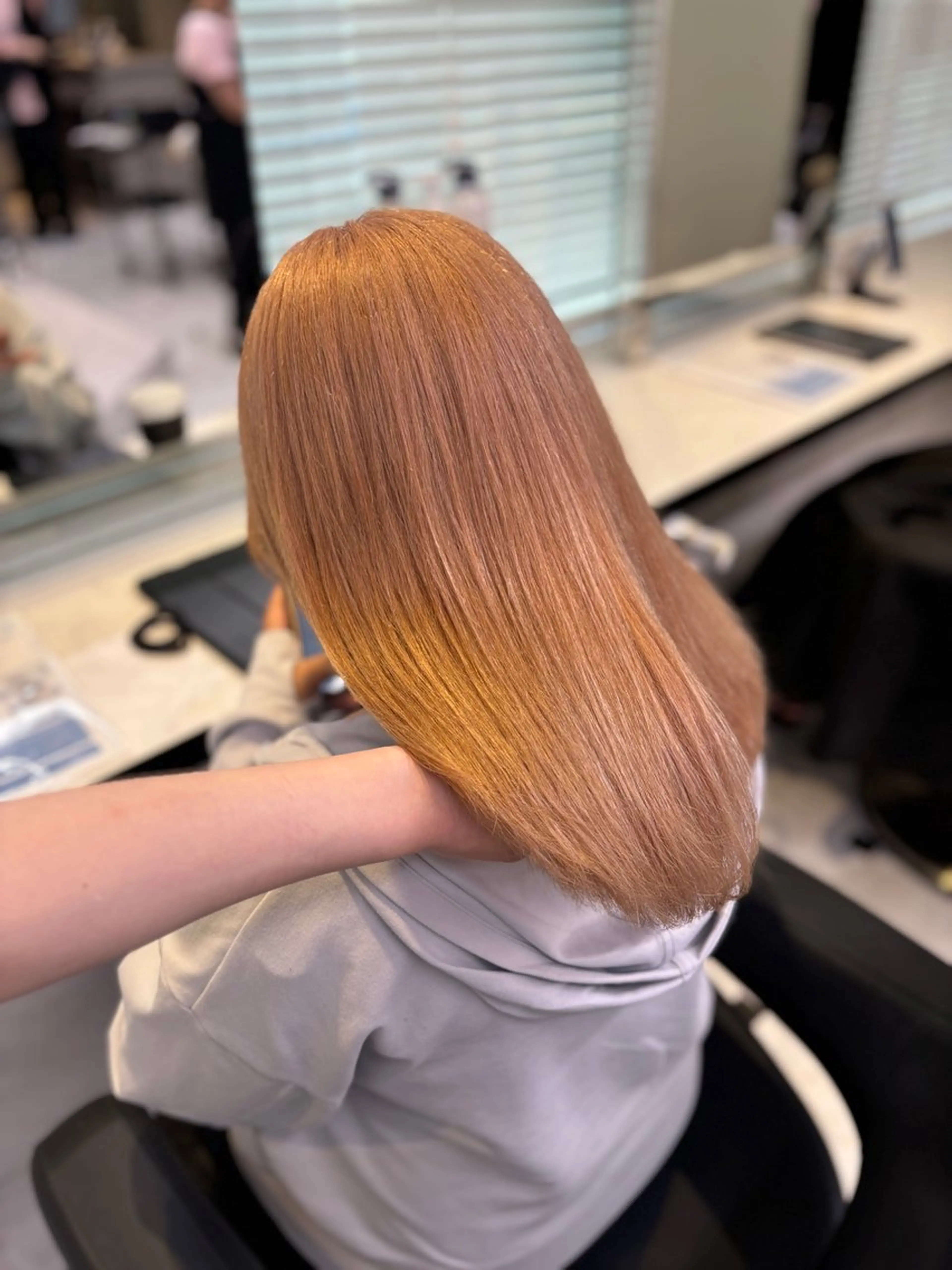 ロング カラー ダブルカラー ハイトーンカラー ピンクカラー ヘアカラー 💙ハイトーン韓国風 色白ヘア💙manaのヘアスタイル