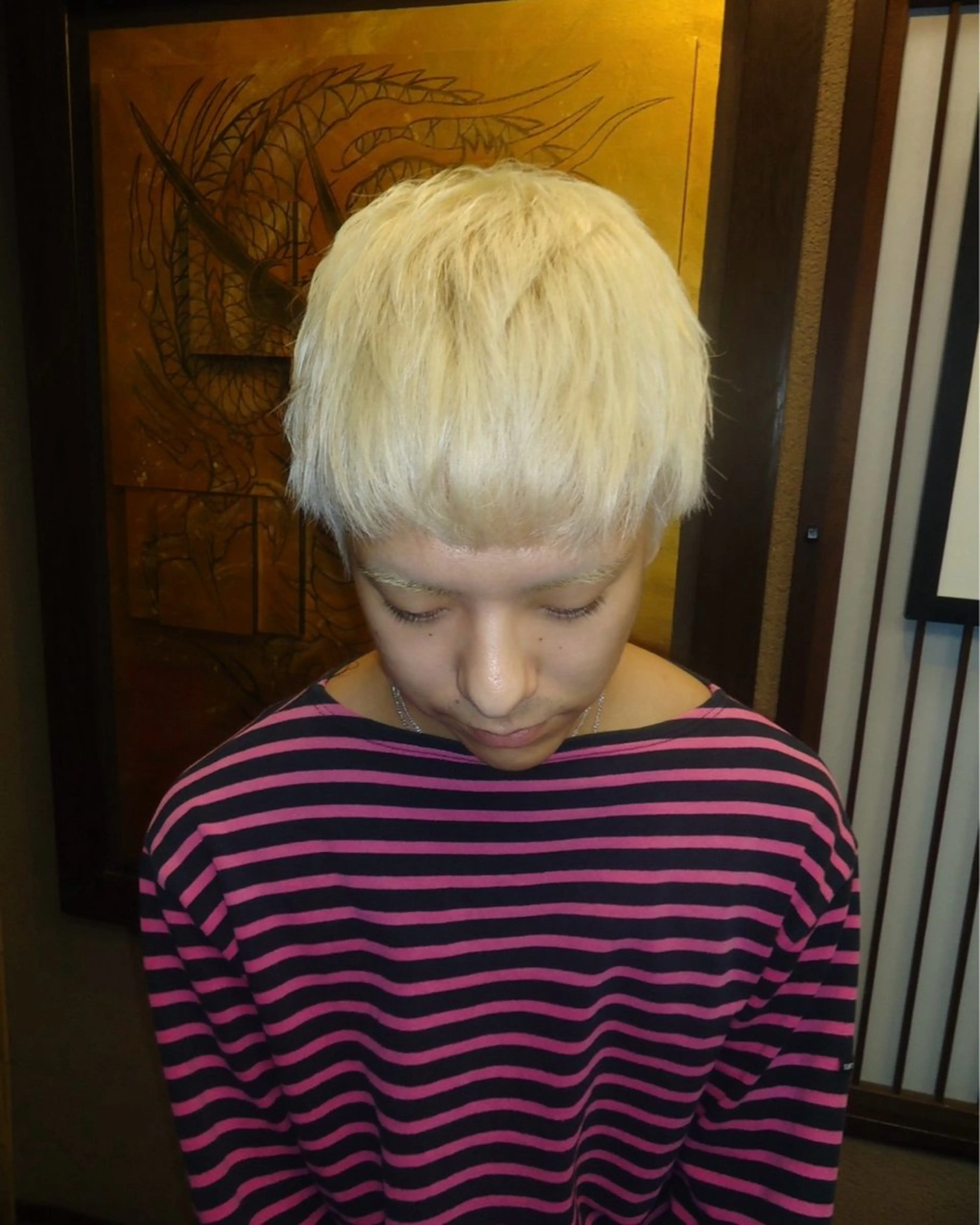 メンズ ヘアカラー 菊地 このはのヘアスタイル