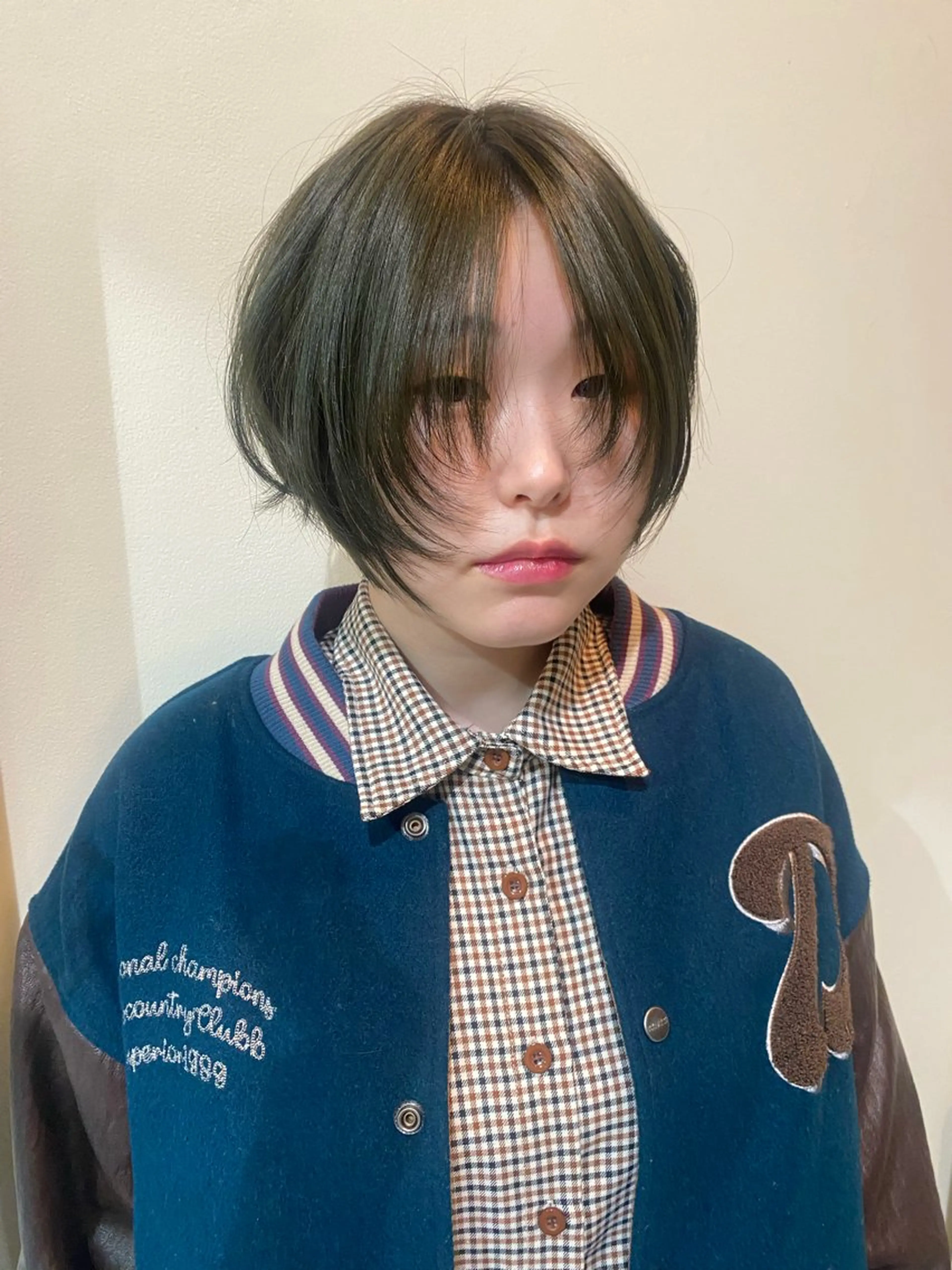 ショート カラー ヘアカラー miumiu/恵比寿 カットモデル募集のヘアスタイル