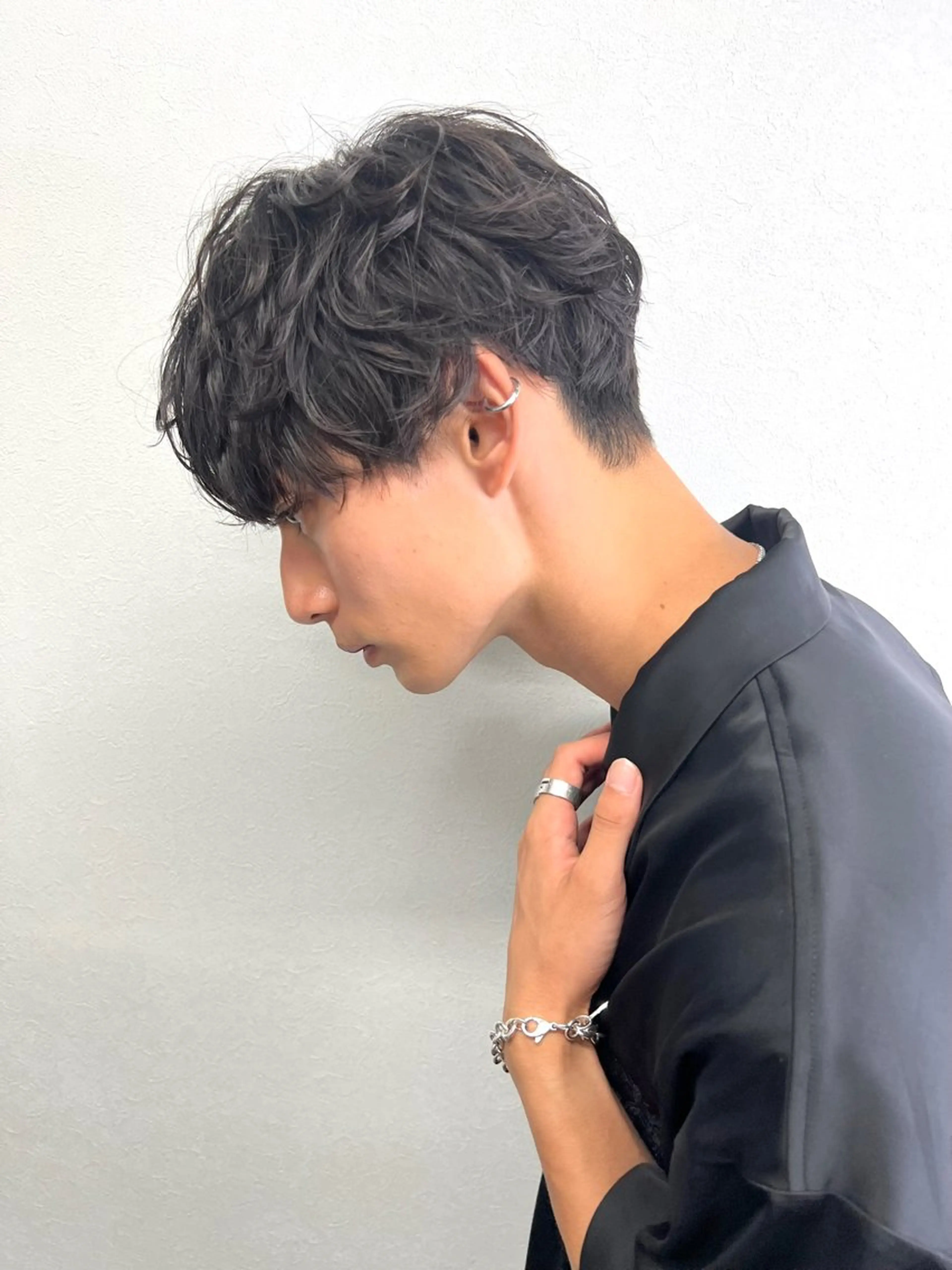ミニモ学割キャンペーン　メンズカット➕韓国風パーマの写真