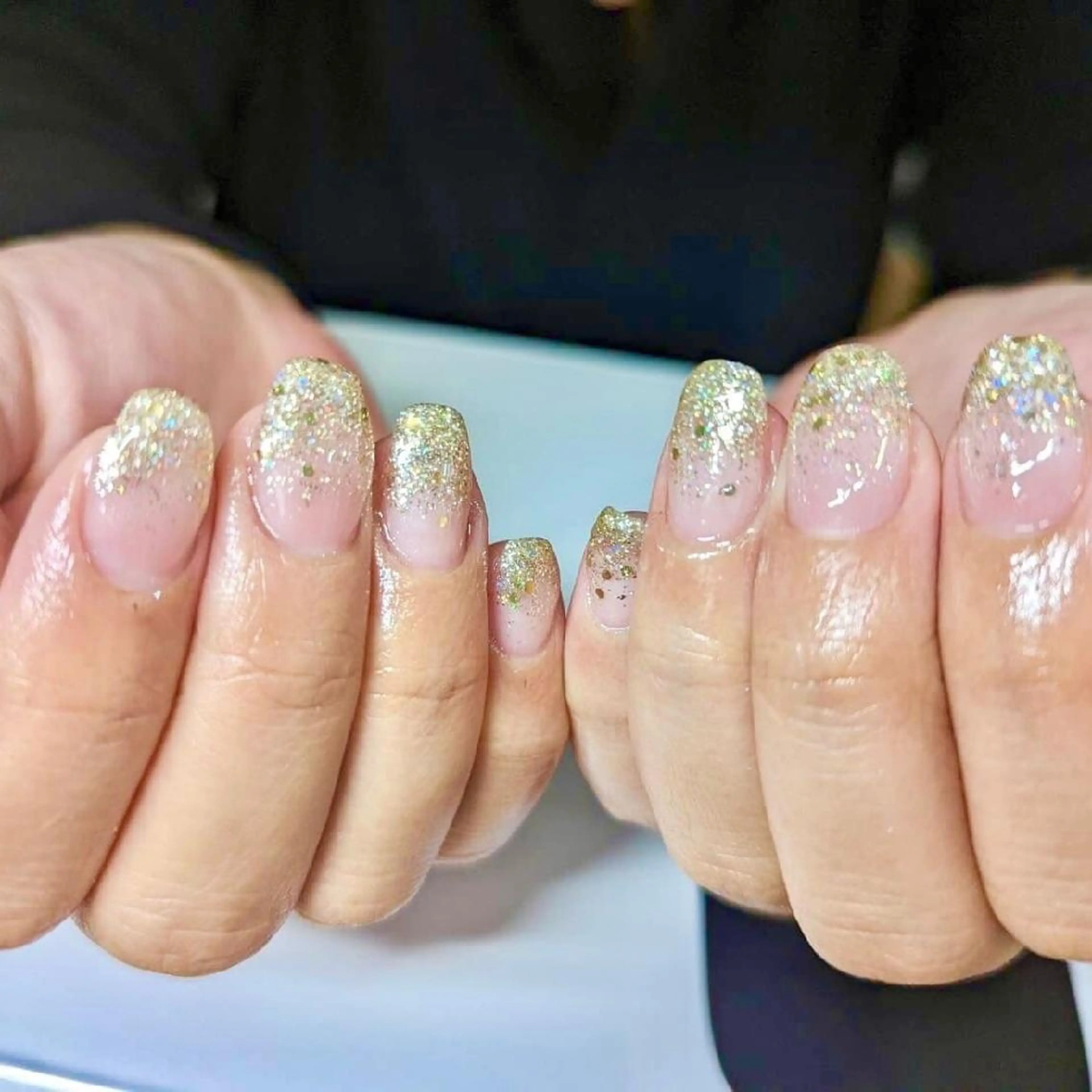 ネイル ラメ(グリッター) ラメグラデーション Beauty Salon VIBLISS 福岡店所属・VIBLISS福岡店 yurichanのネイルデザイン
