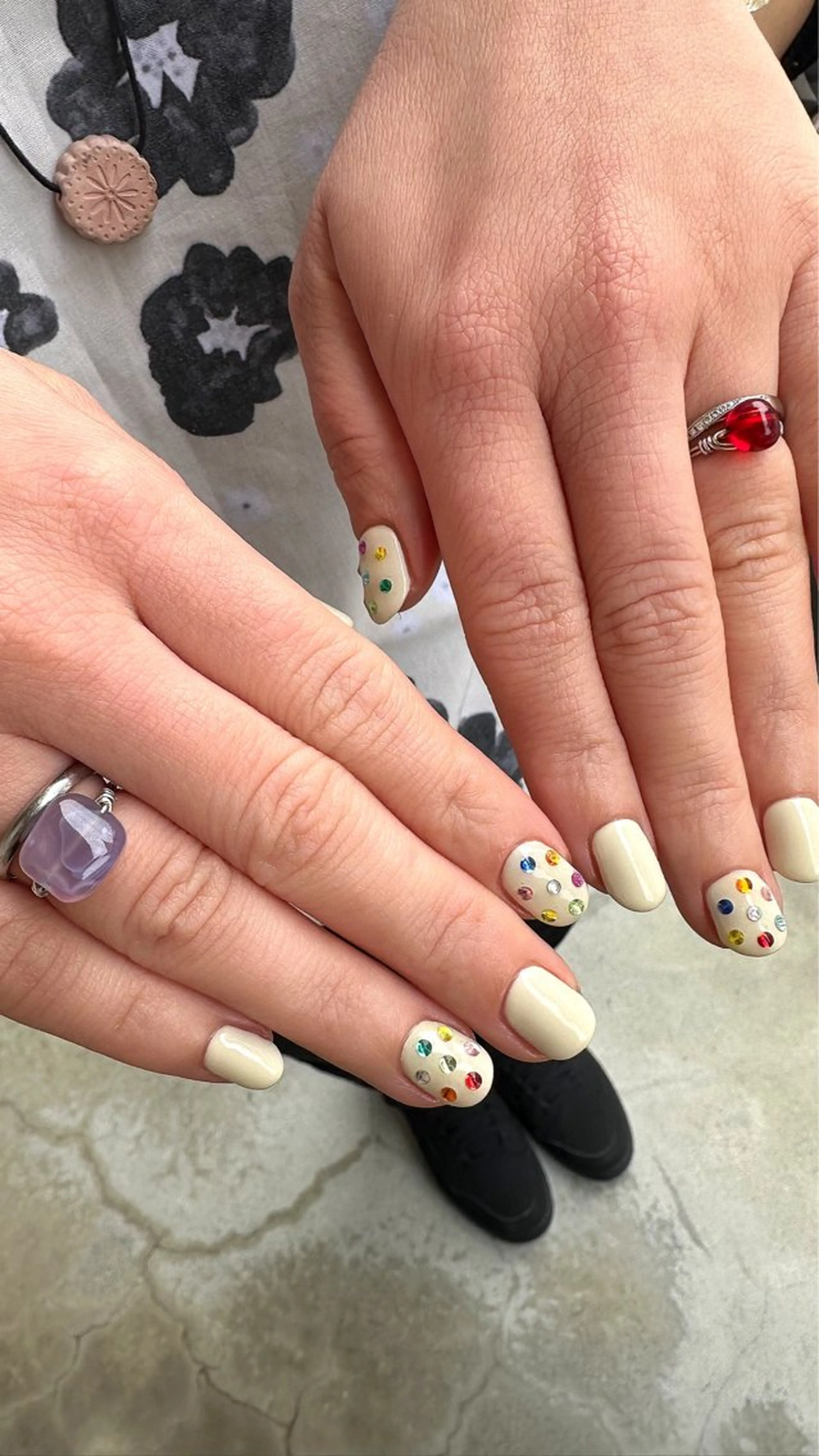 ネイル マットネイル ストーンネイル ハンドネイル nail campのネイルデザイン