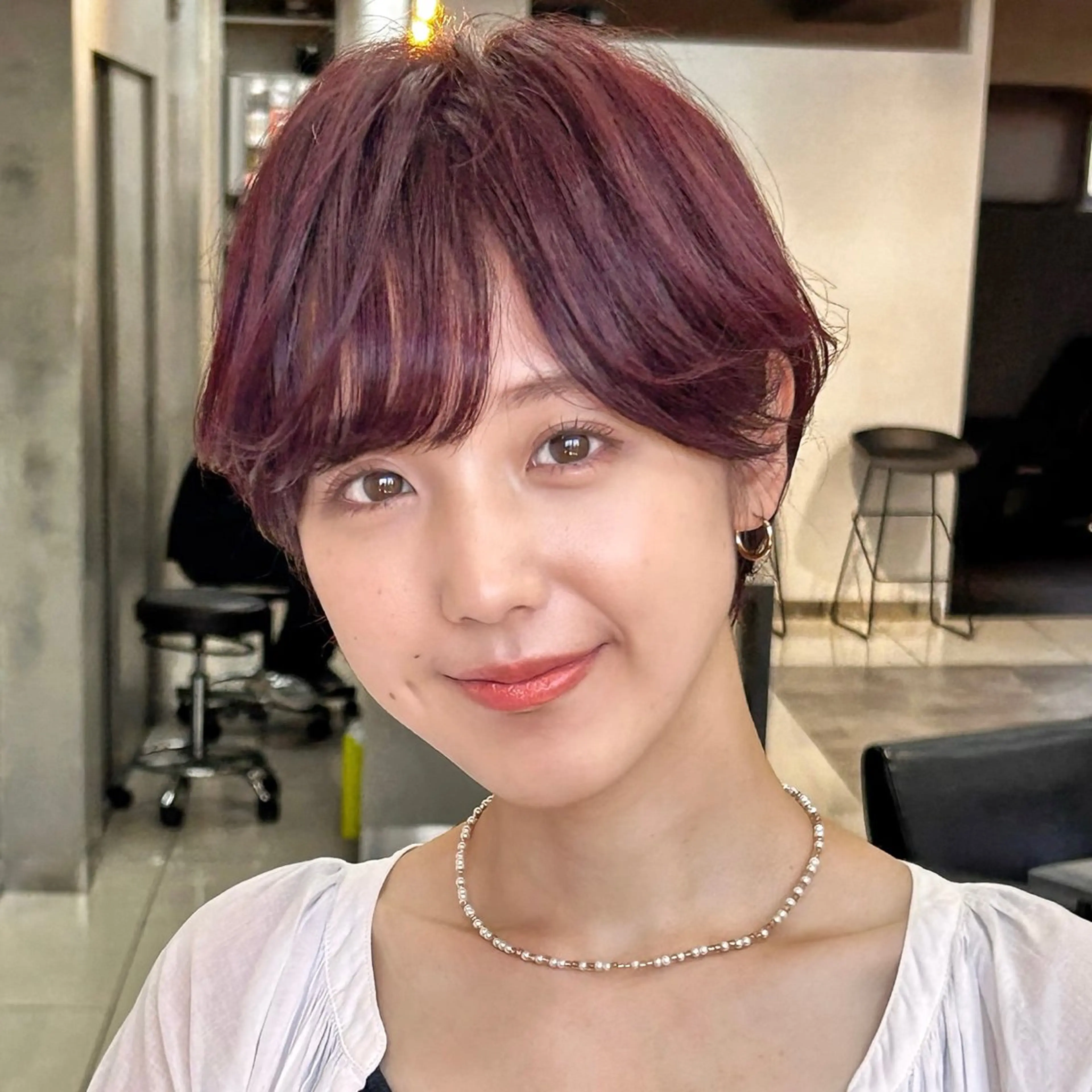 ショート カラー カット ヘアカラー トリートメント adatto錦糸町店所属・艶髪/ショート/ ボブ/なつきのヘアスタイル