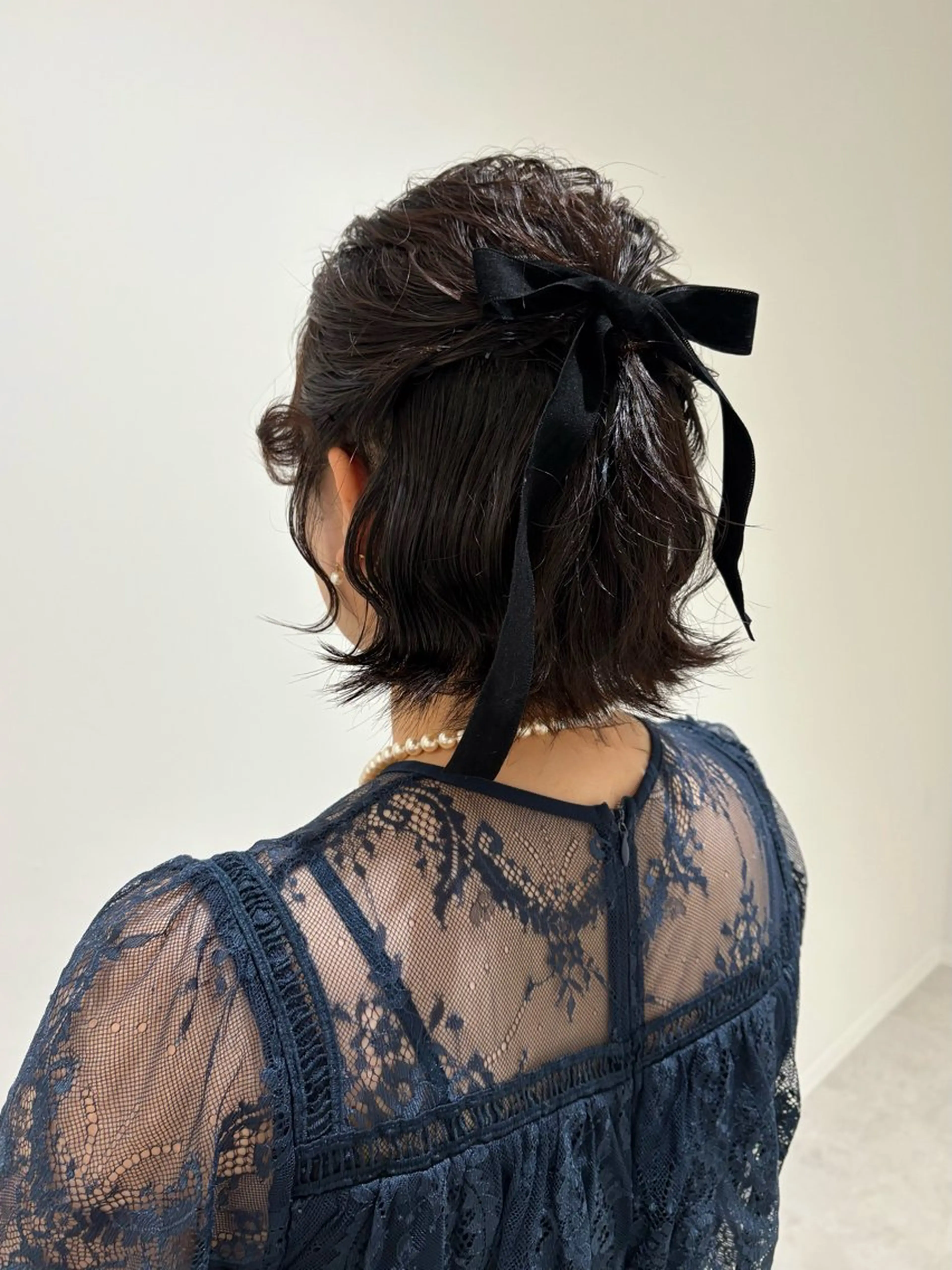 ショート ヘアアレンジ ヘアセット 💗暖色/ブリーチ/ レイヤー/横浜/メイのヘアスタイル
