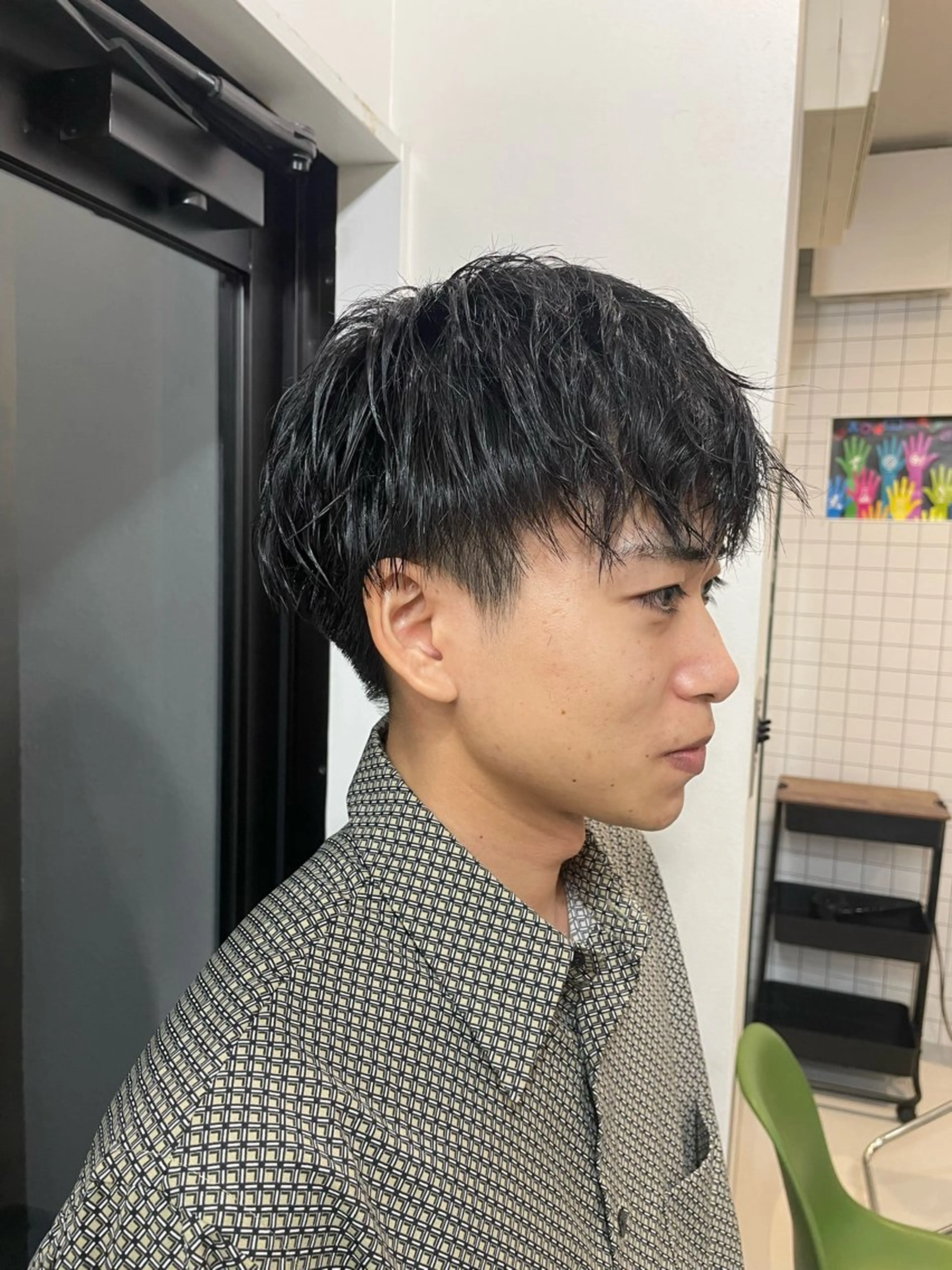 メンズパーマの写真