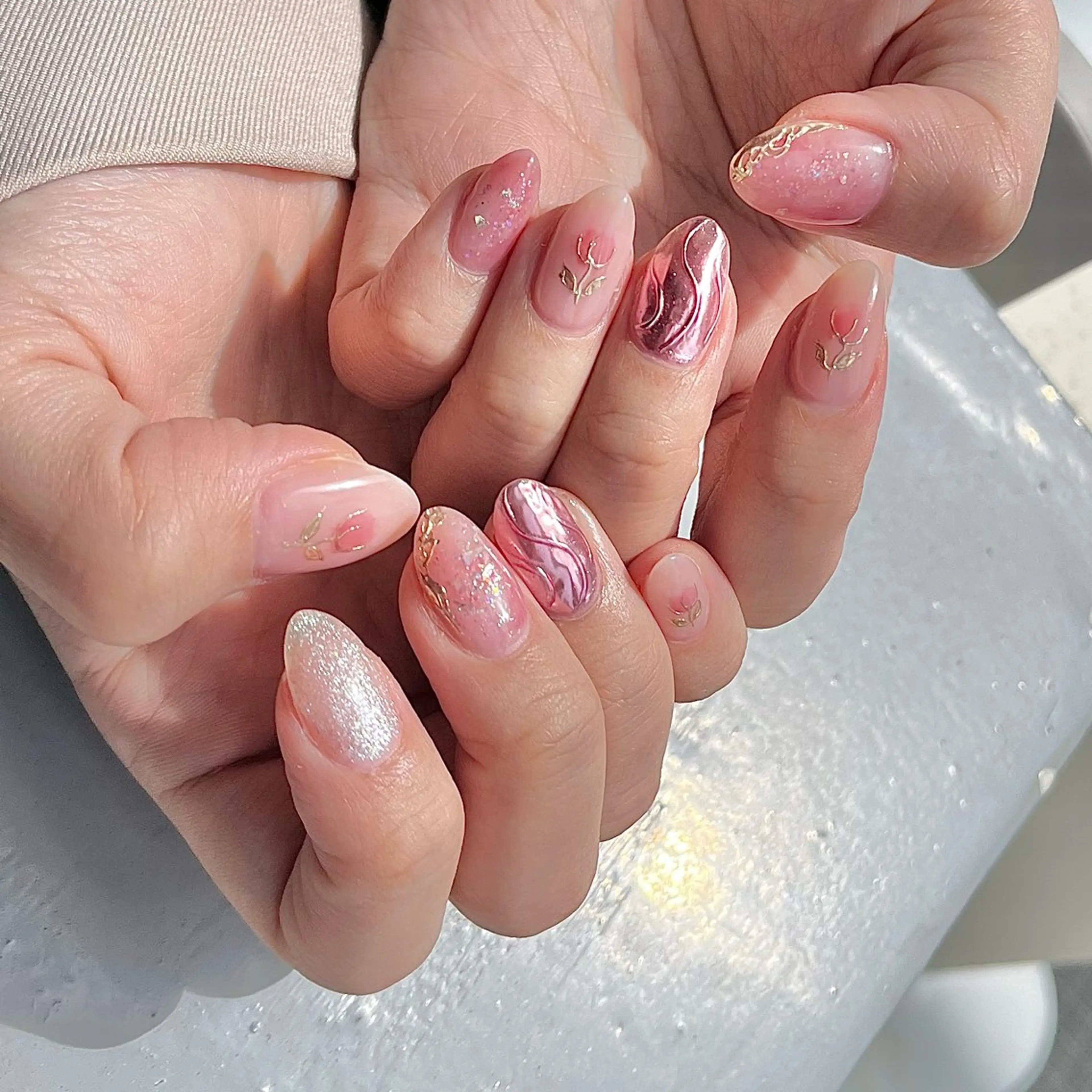 ネイル ハンドネイル フットネイル Nailsalon Fave/Rinaのネイルデザイン