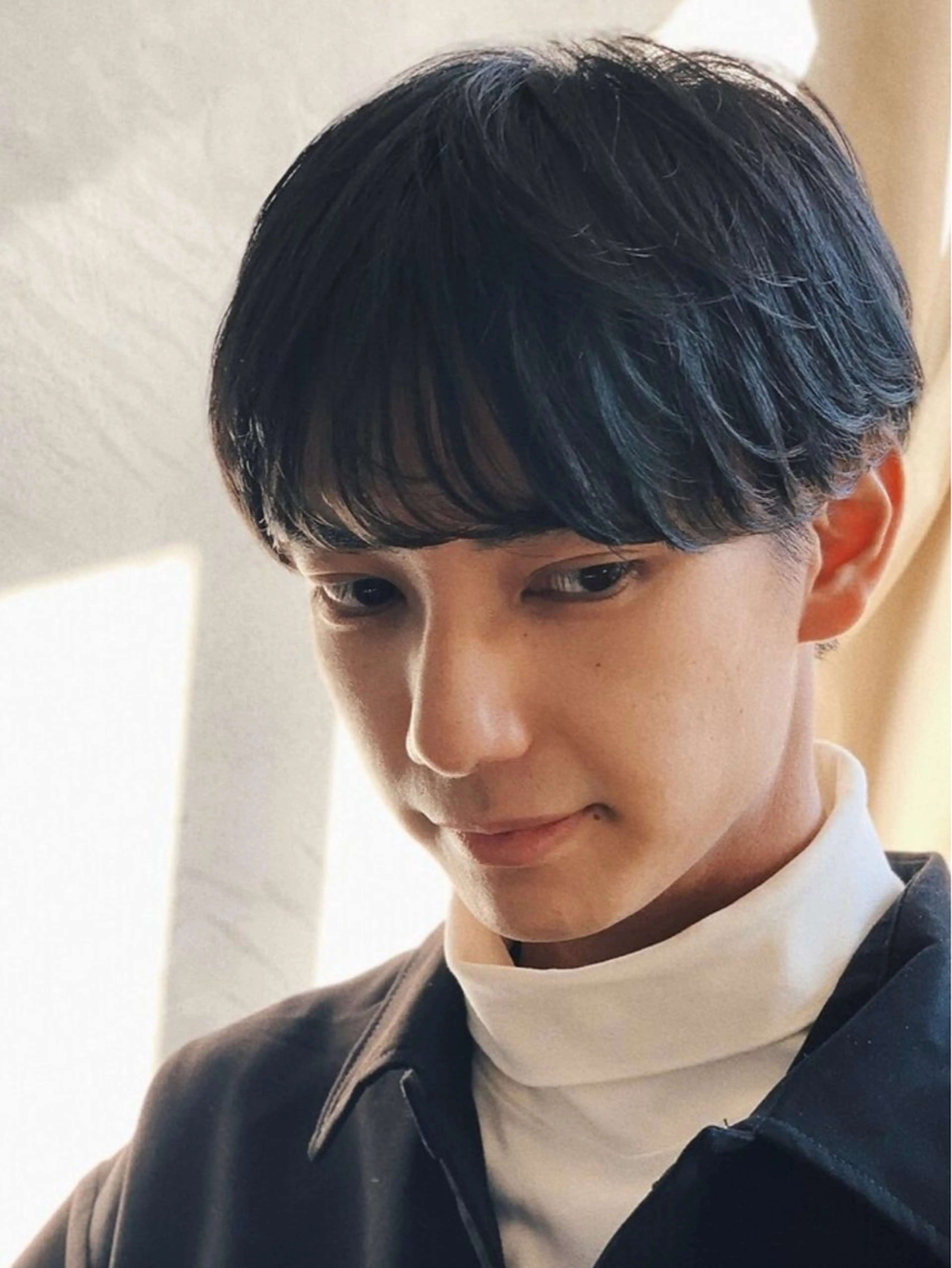 メンズ 赤木蓮/メンズ特化 パーマ/ハイトーンのヘアスタイル