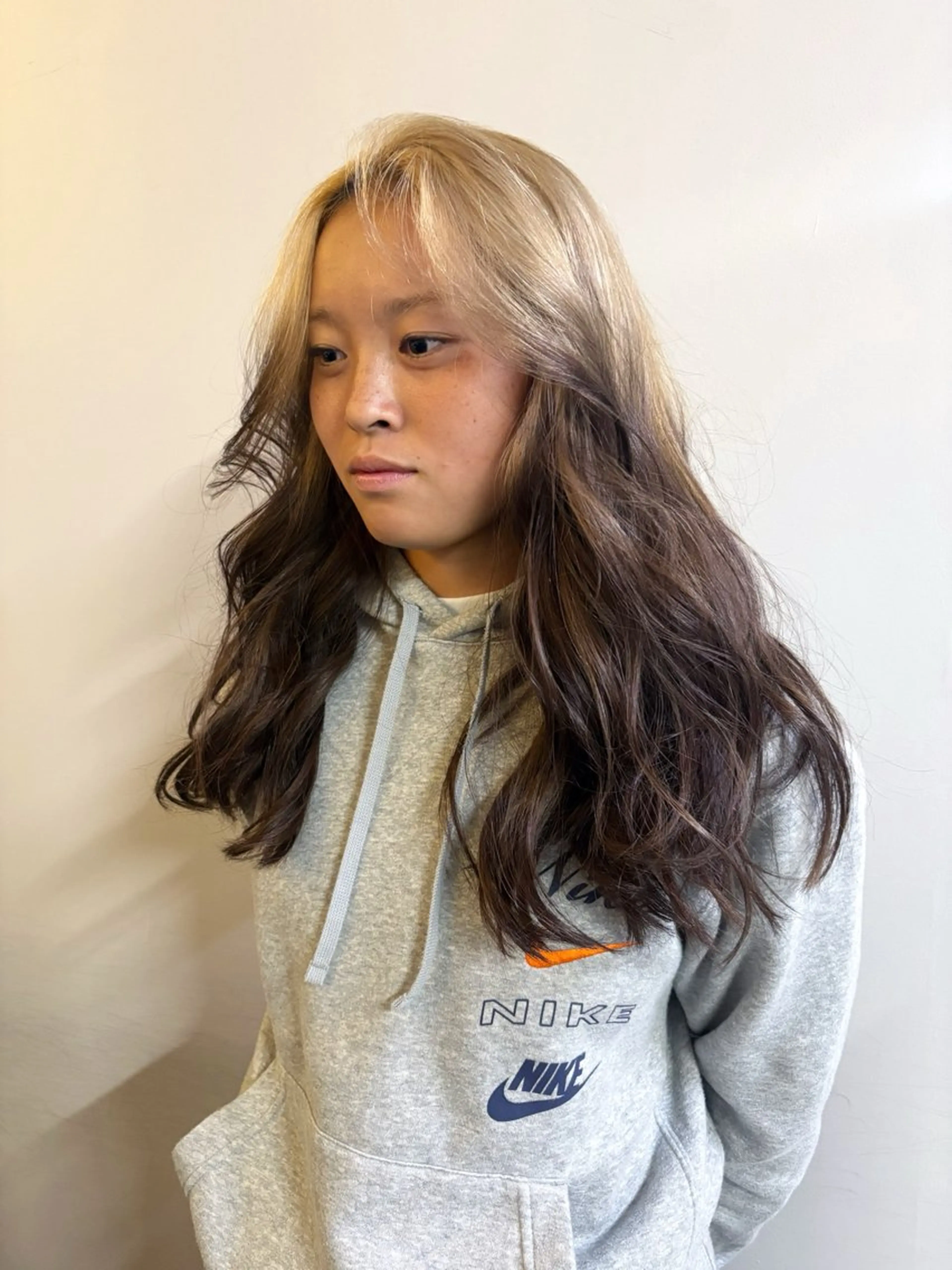 カラー ヘアカラー ロングレイヤー ¥0🎀MEIのヘアスタイル