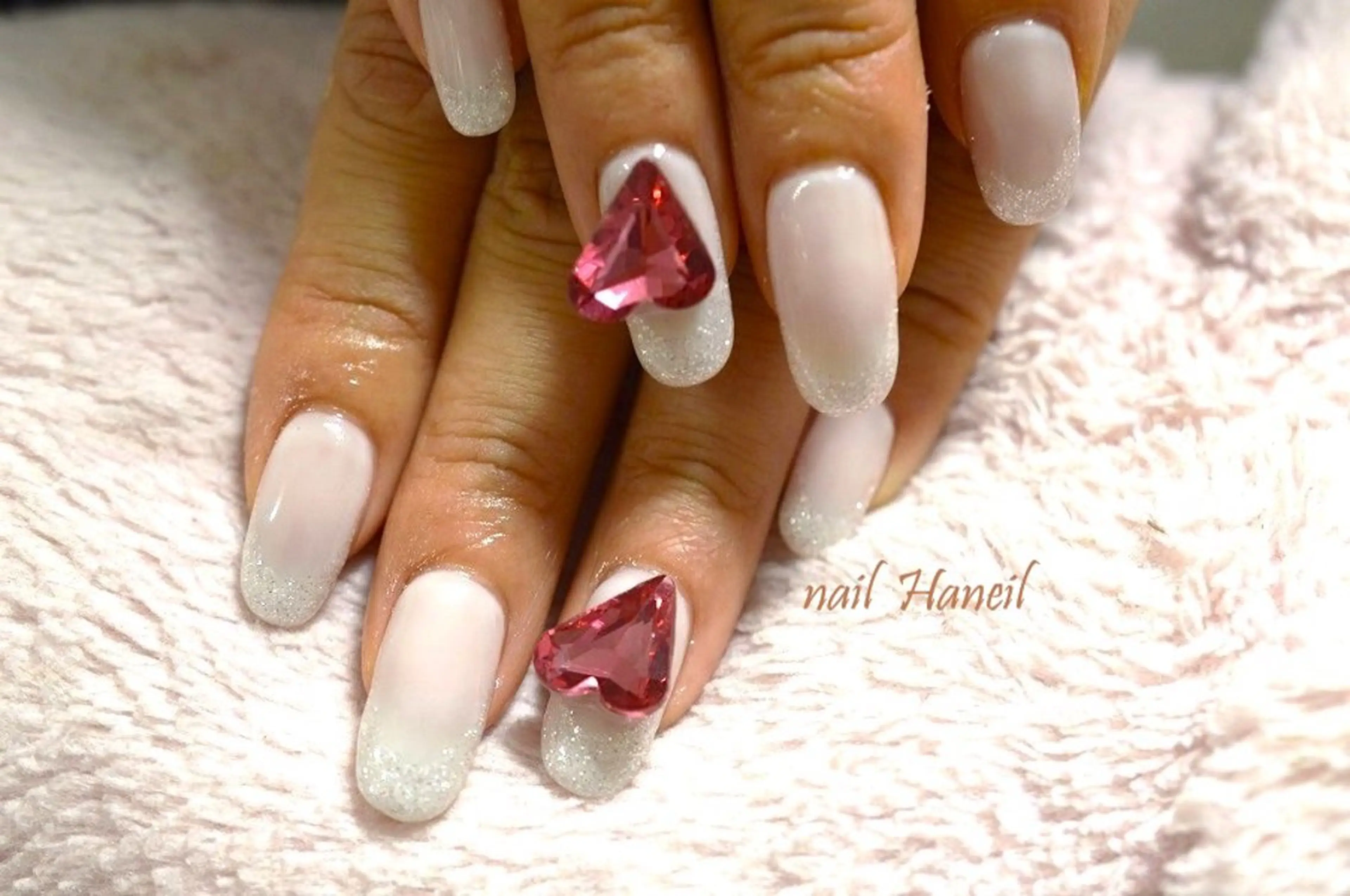ネイル アートネイル ジェルネイル ロングネイル オフィスネイル パラジェル ハンドネイル nail Haniel所属・半蔵門サロンハニエル 魅神 ちよのネイルデザイン