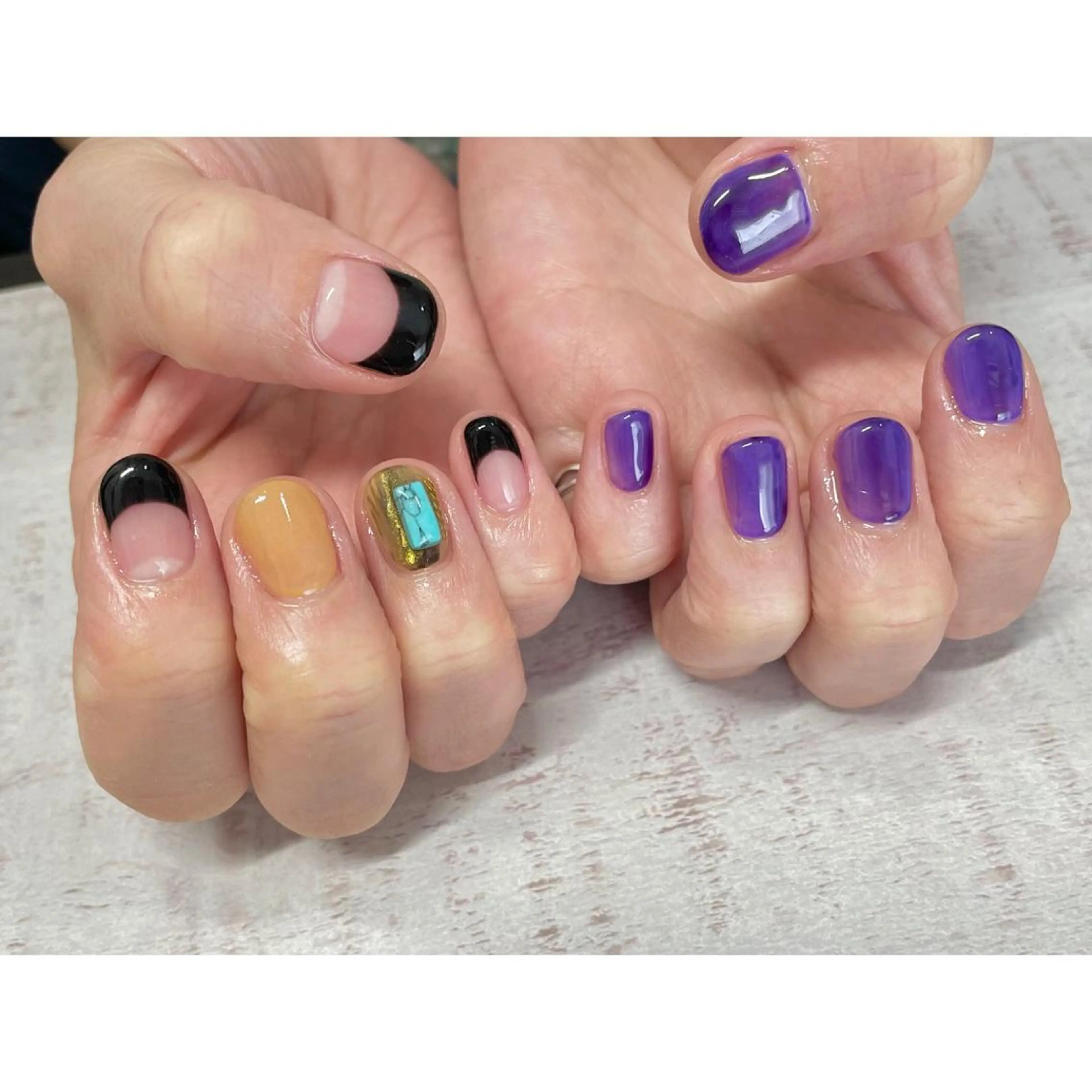 ネイル 𖡼 yumenoのネイルデザイン