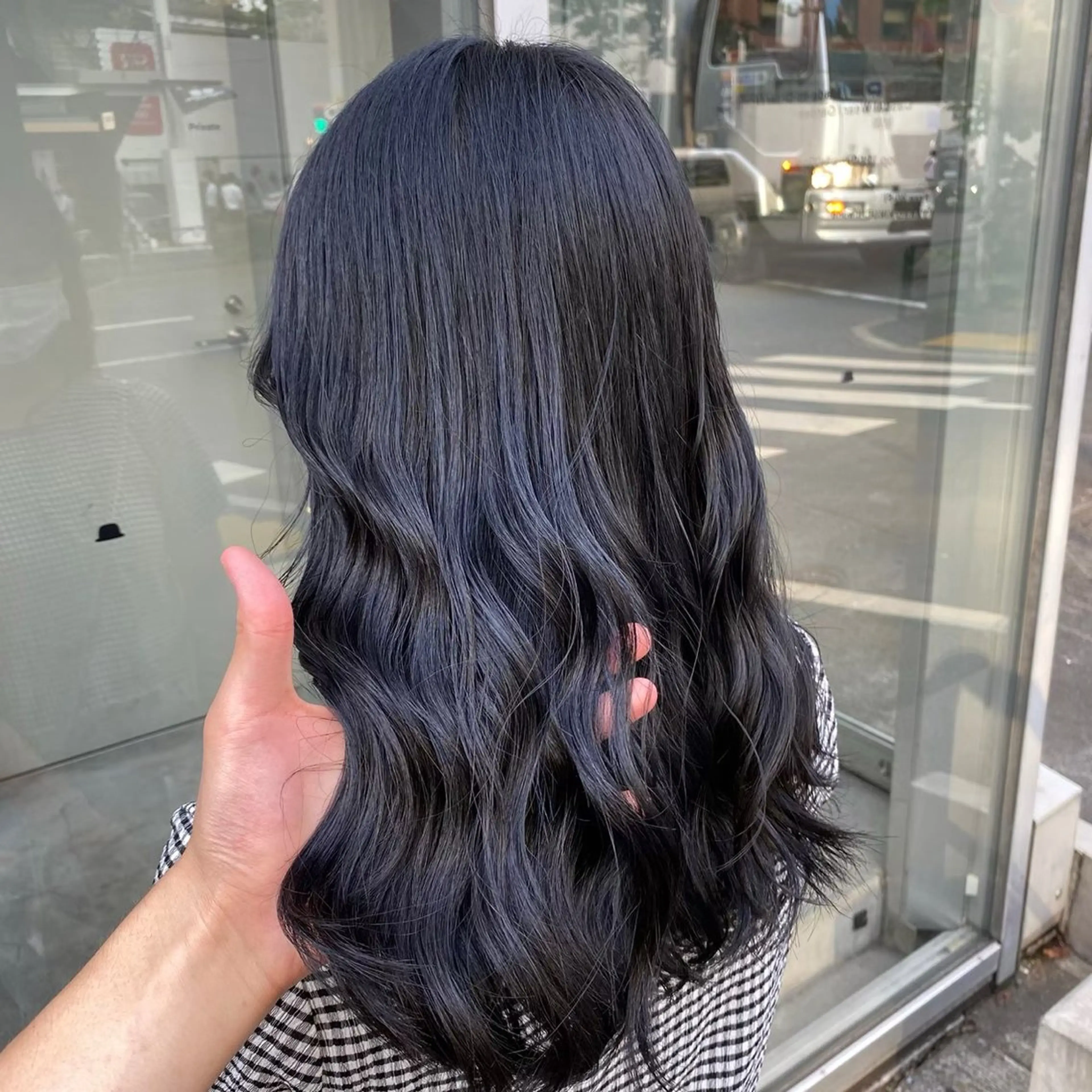 ロング カラー ブリーチなし艶カラー タクト🫧のヘアスタイル