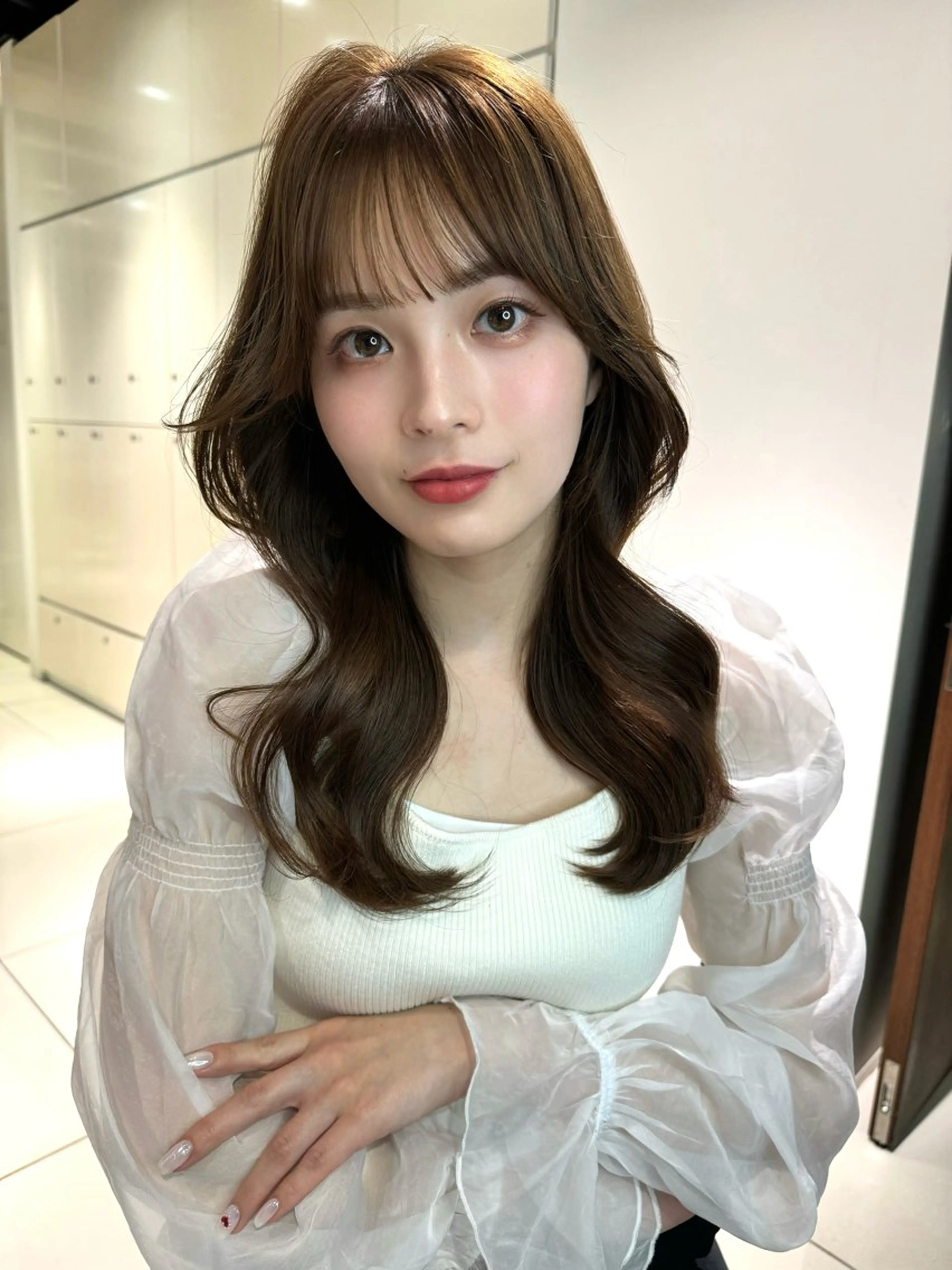 ロング 縮毛矯正⭐️ TAKAHIROのヘアスタイル