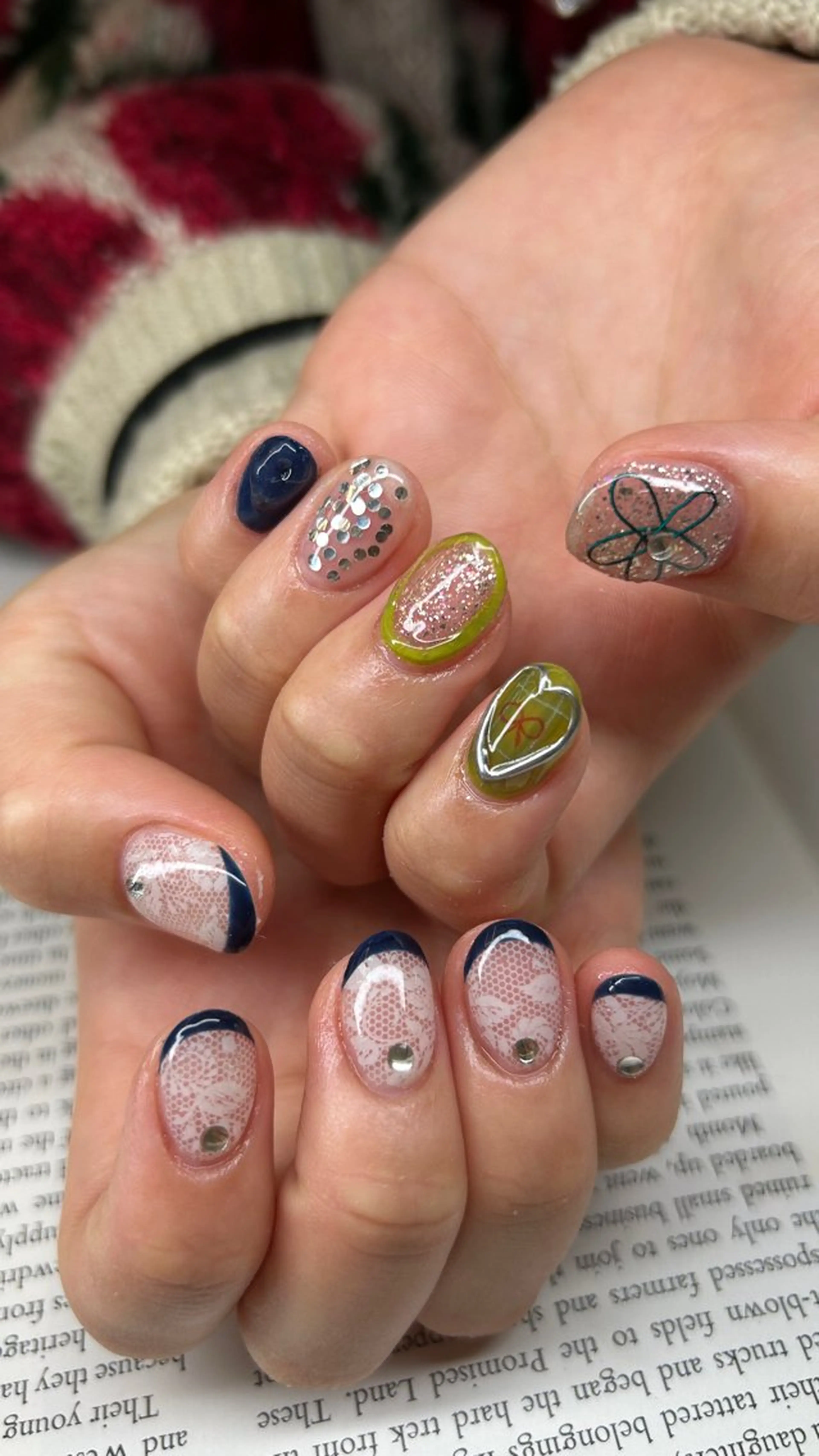 ネイル ハンドネイル era所属・かわた まいのネイルデザイン