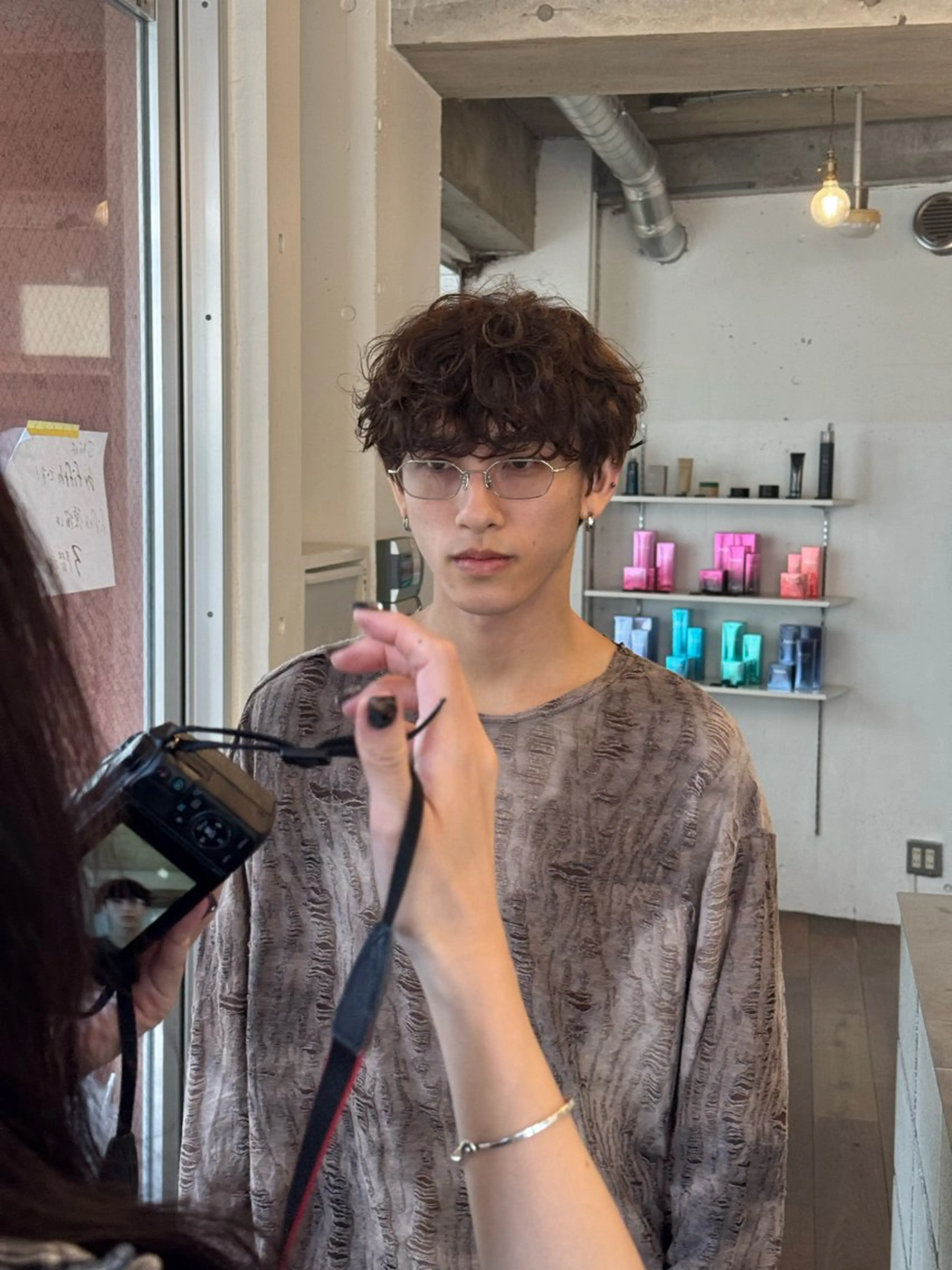 メンズ 原 鉄心のヘアスタイル