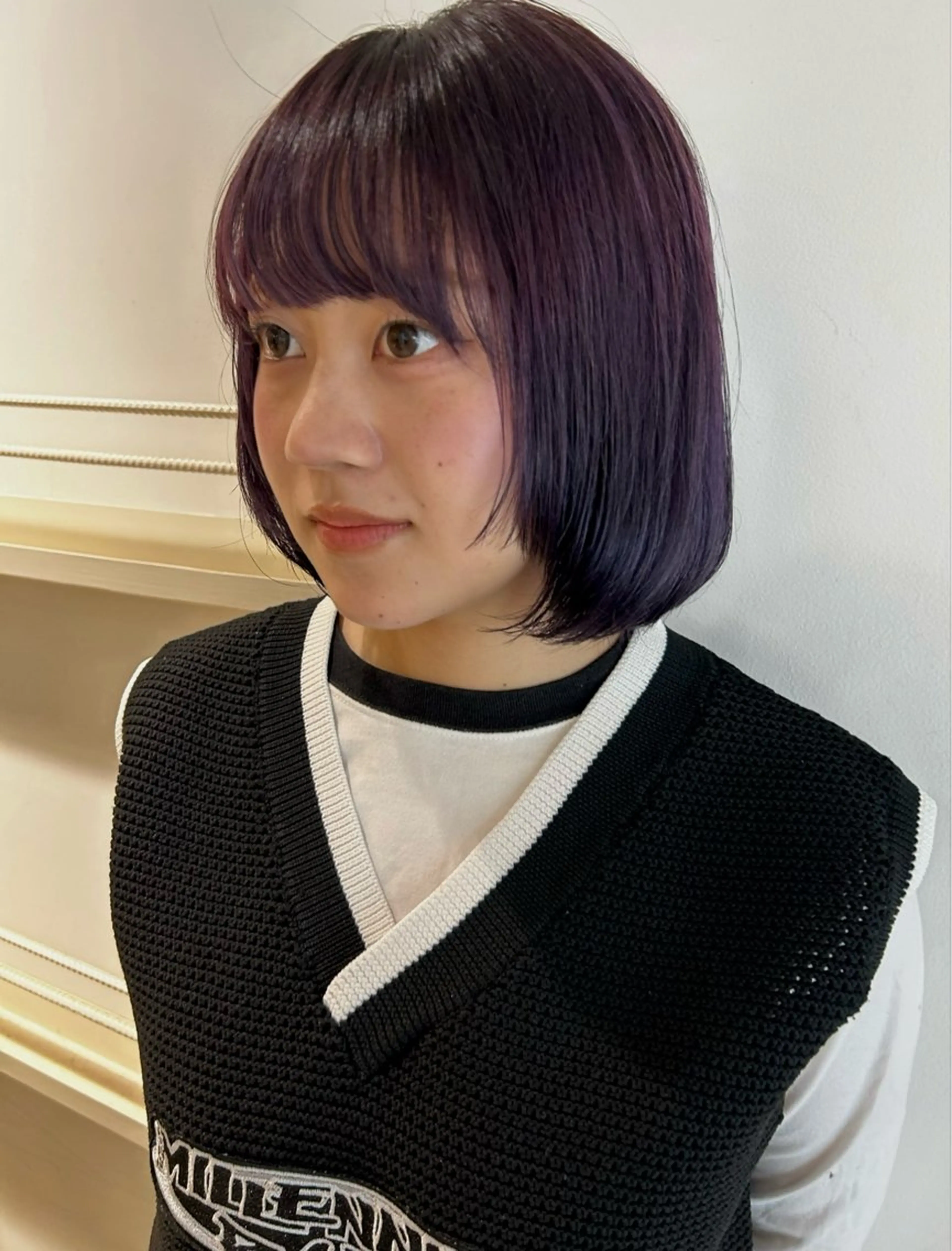 ショート カラー ブリーチ デザインカラー キクチ ホナミのヘアスタイル