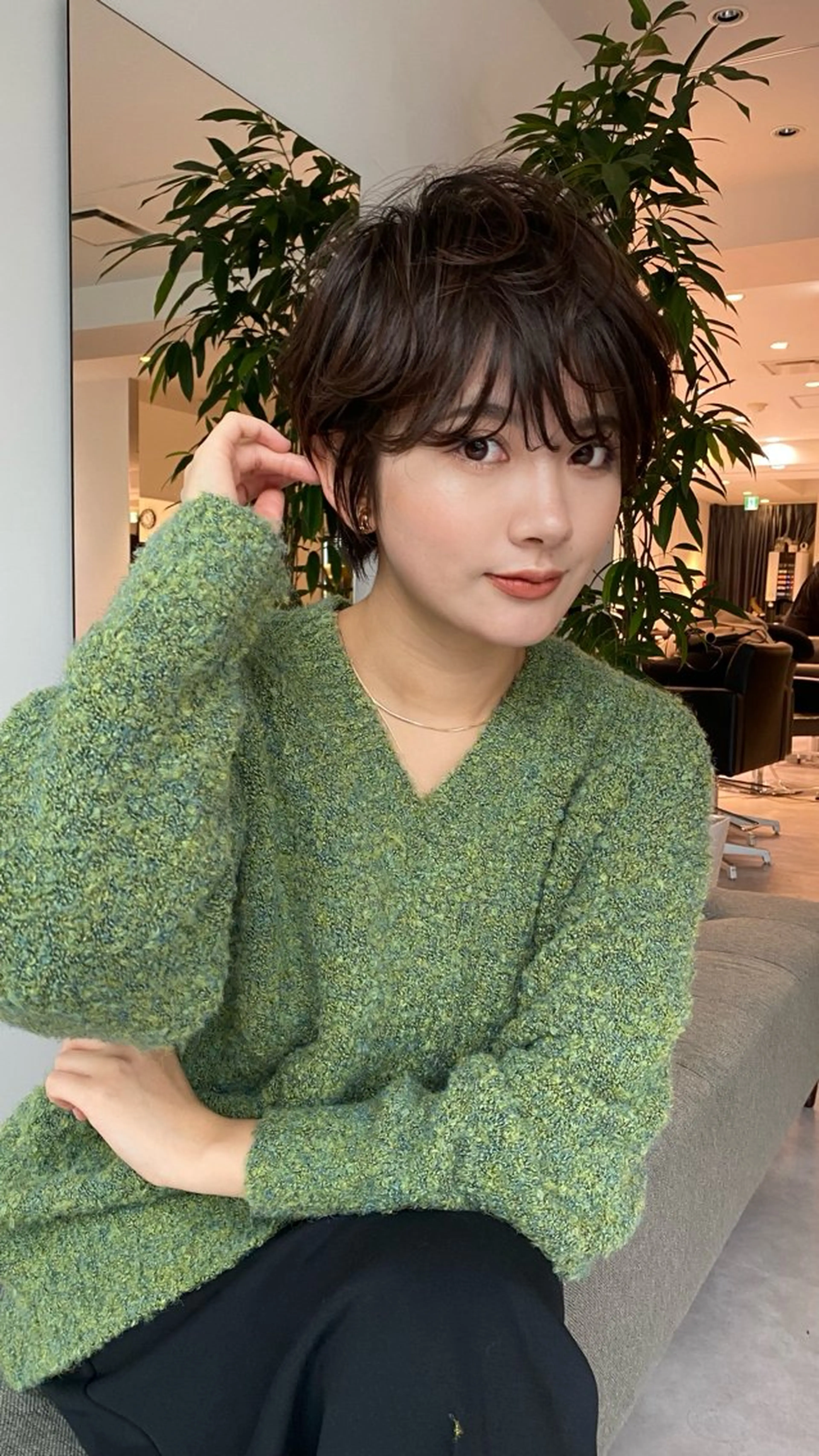 ショート パーマ お悩み解決ひし形 ショート✂️　イガワのヘアスタイル