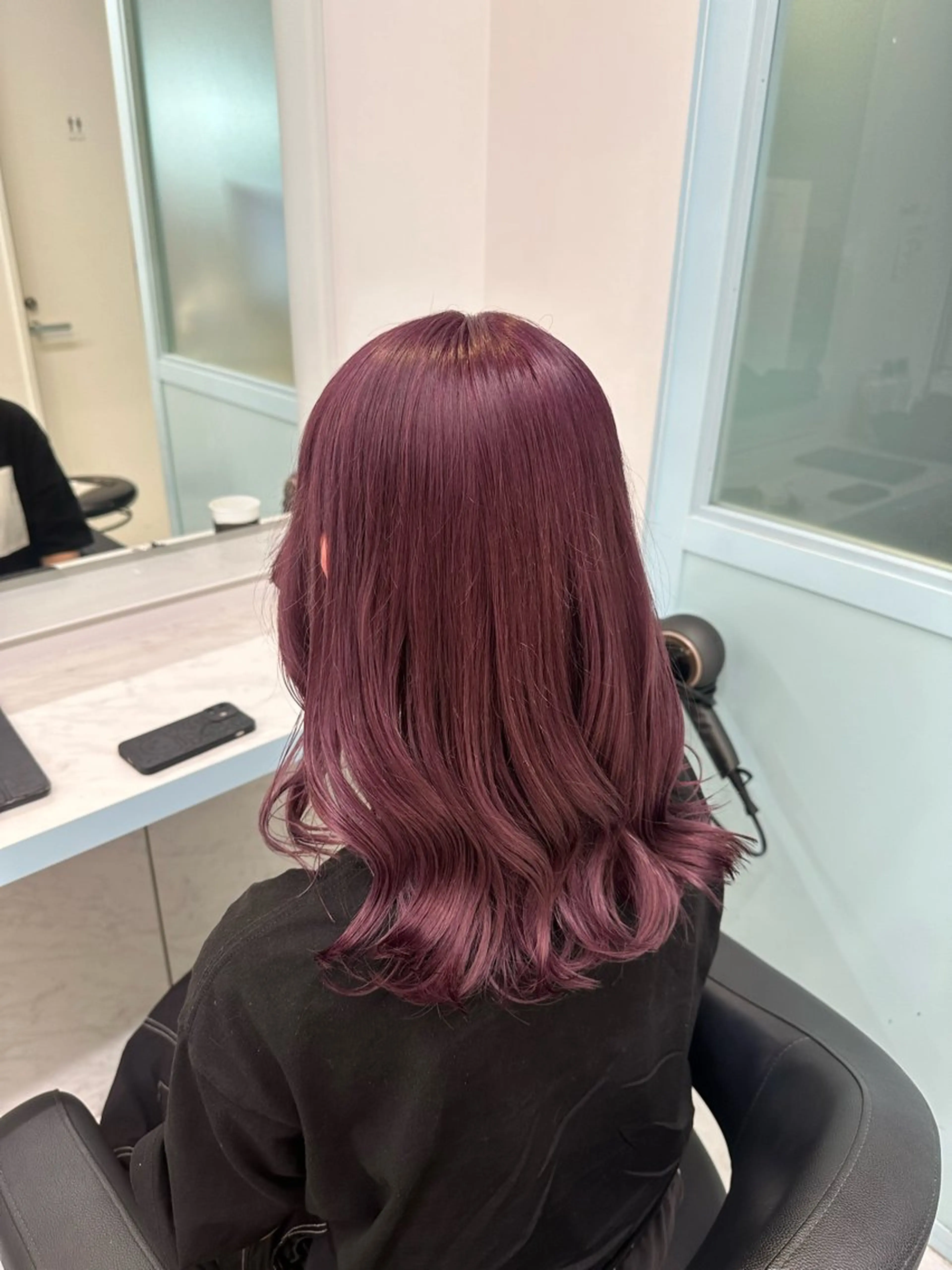 セミロング カラー ハイトーン🌈メンズ カット♡Machanのヘアスタイル