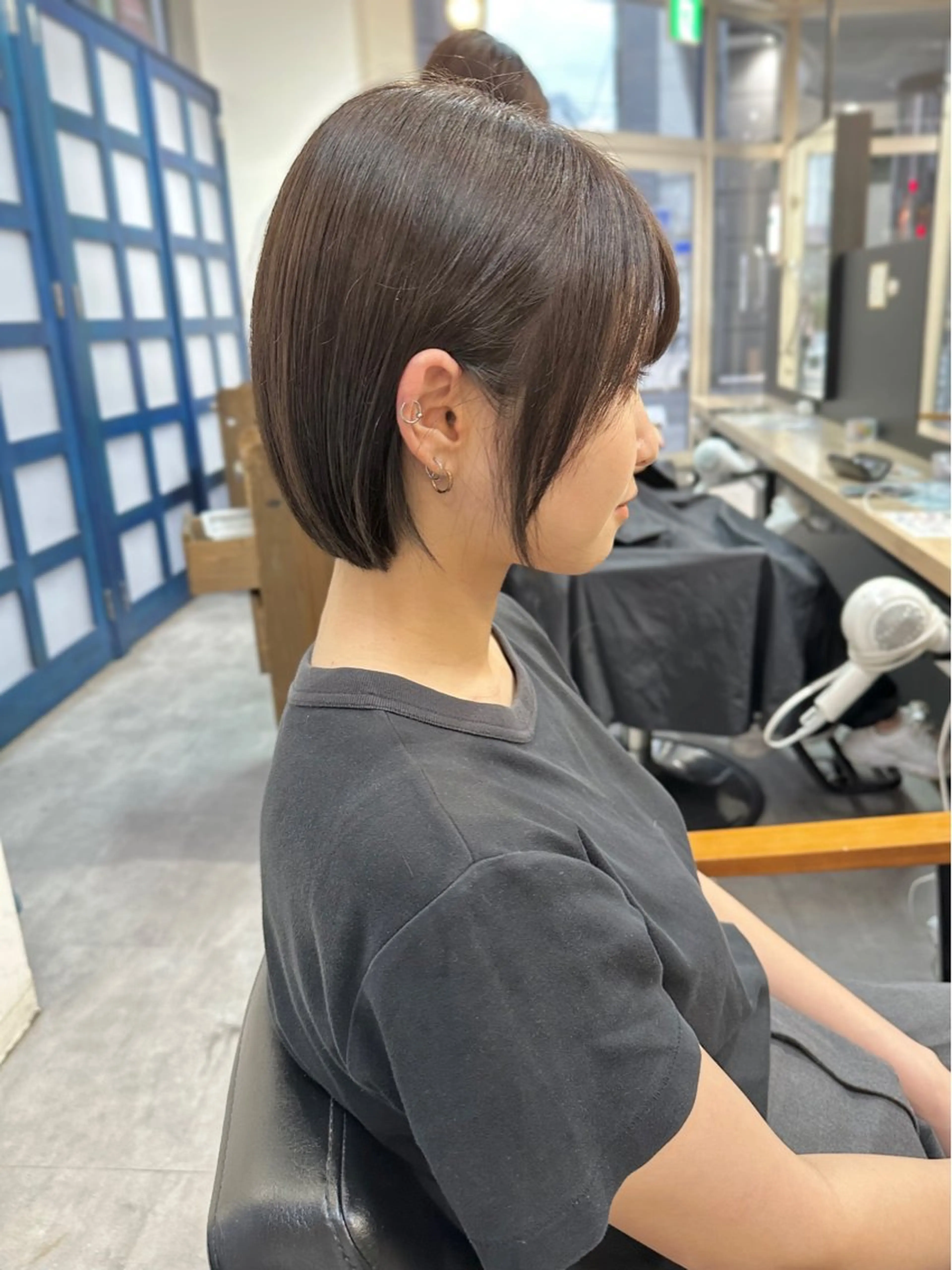 ショート カット ヘアカラー トリートメント 🌈ショートボブ⚪︎ 暖色🌈村山武史のヘアスタイル