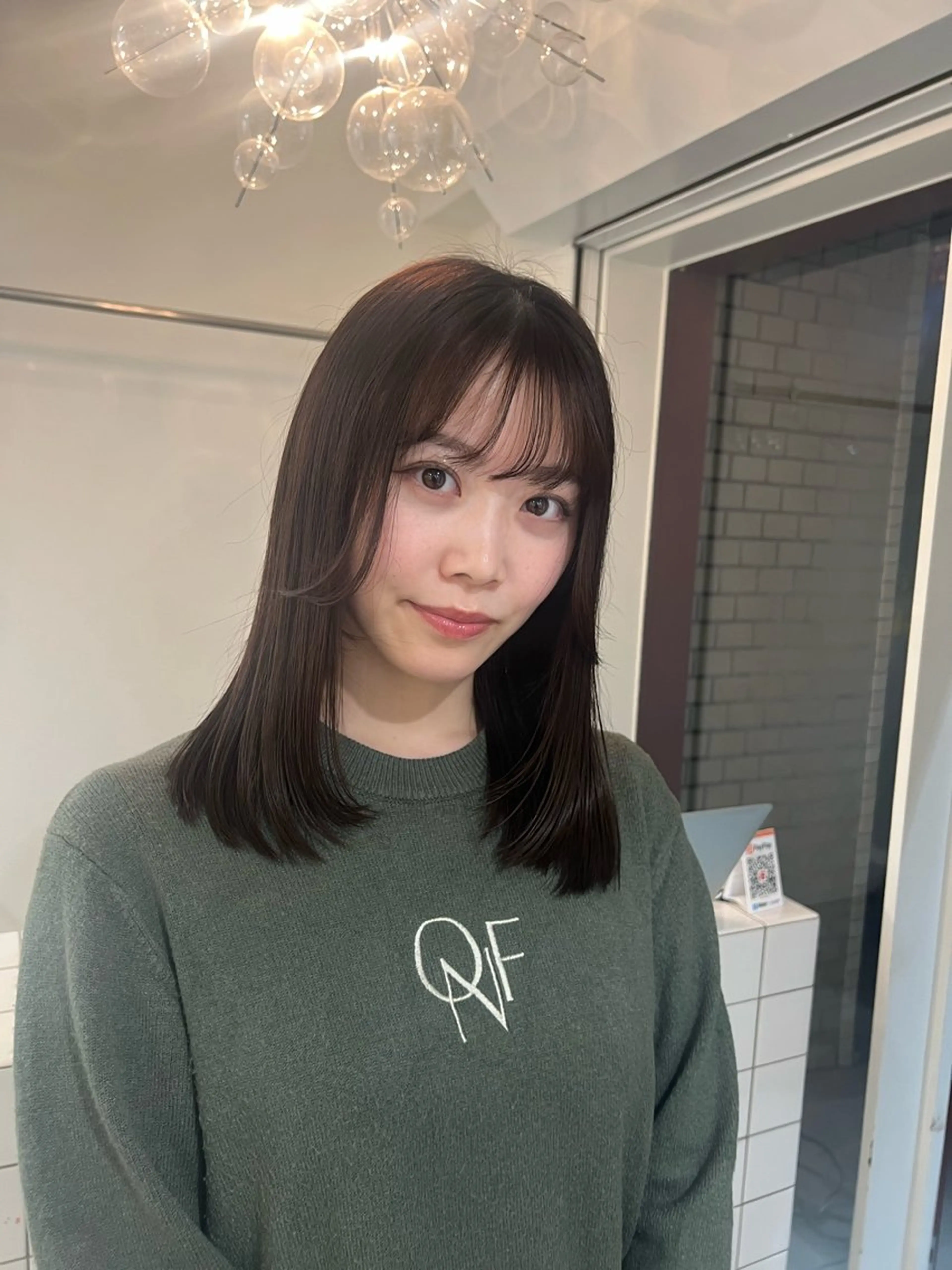 ミディアム カット トリートメント toko / ブリーチなしカラーのヘアスタイル