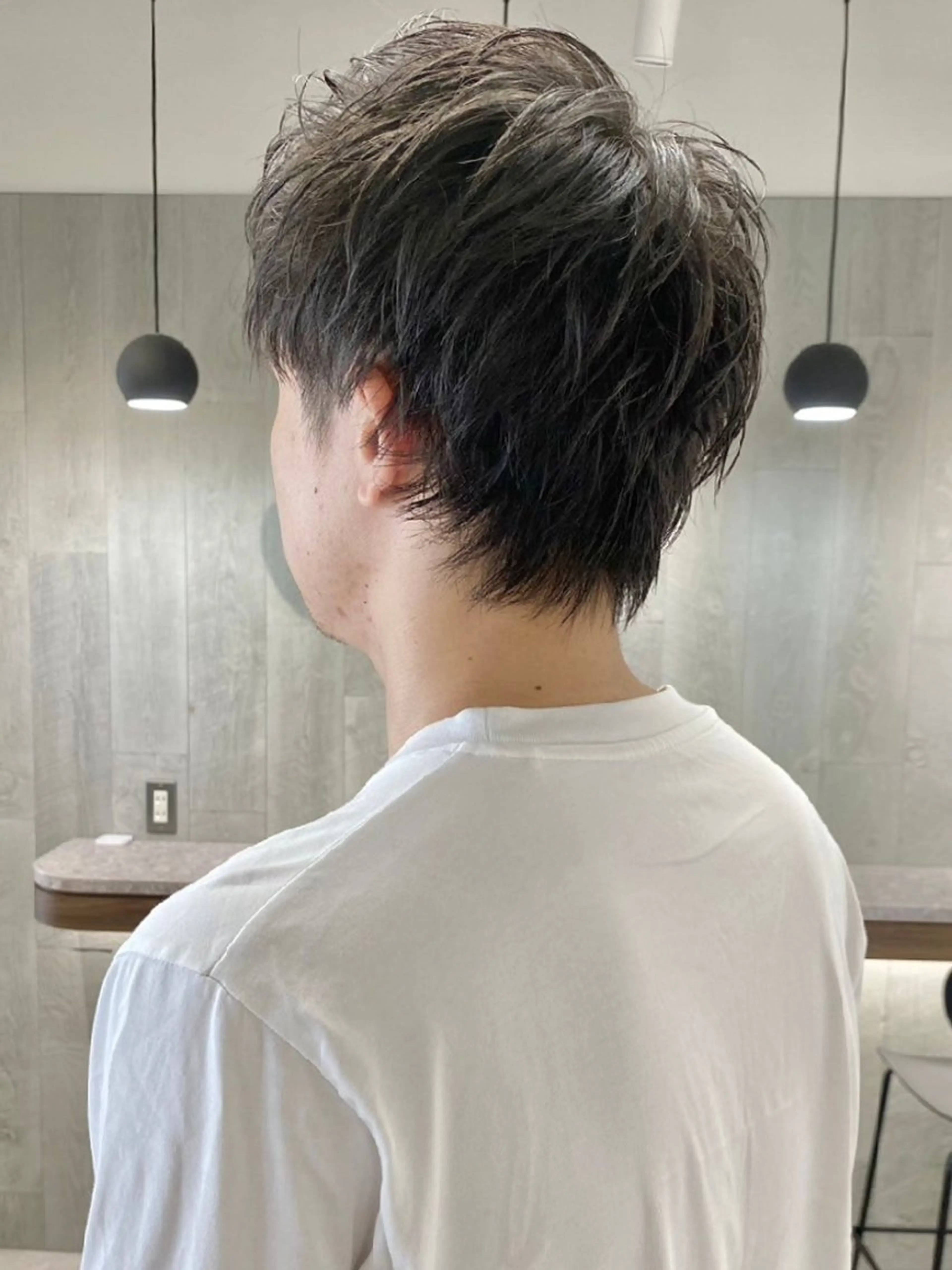 ショート メンズ メンズパーマ メンズツイストパーマ ツイストパーマ カット ﾒﾝｽﾞ＆ｼｮｰﾄ LEA山村真史のヘアスタイル