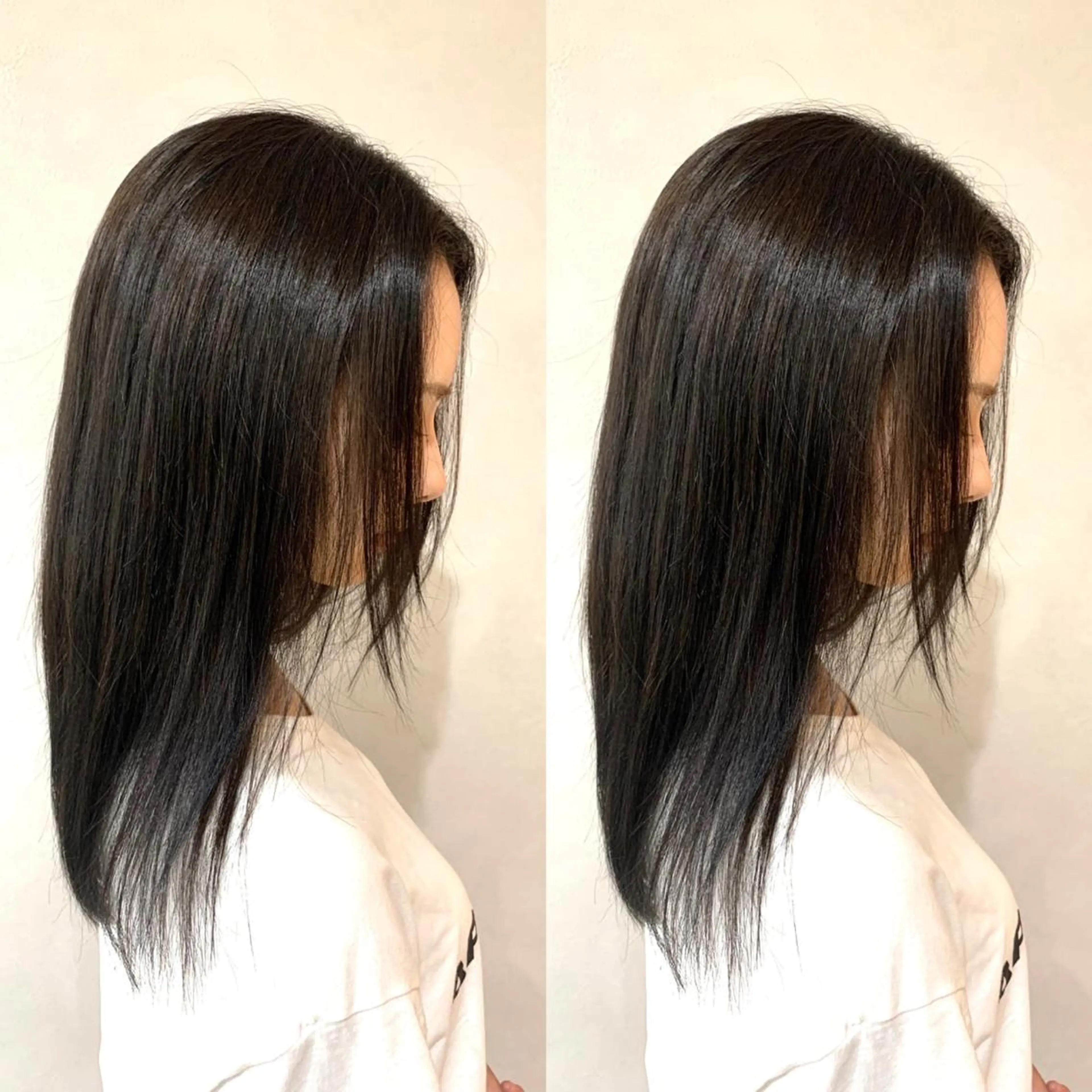 ロング 髪質改善 貸切サロンのヘアスタイル
