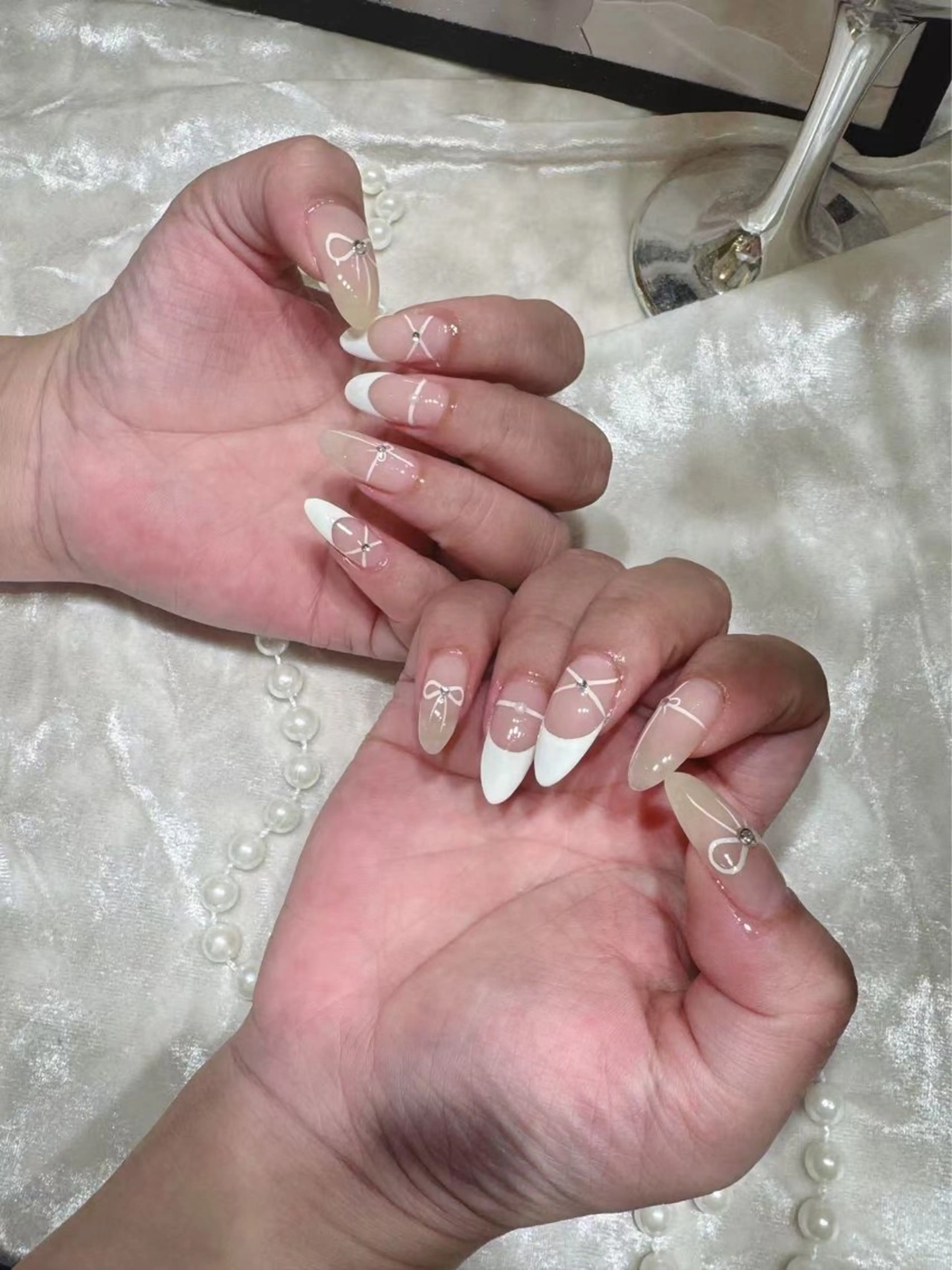 ネイル アートネイル フットネイル ジェルネイル ハート マグネットネイル Babarla Nailのネイルデザイン