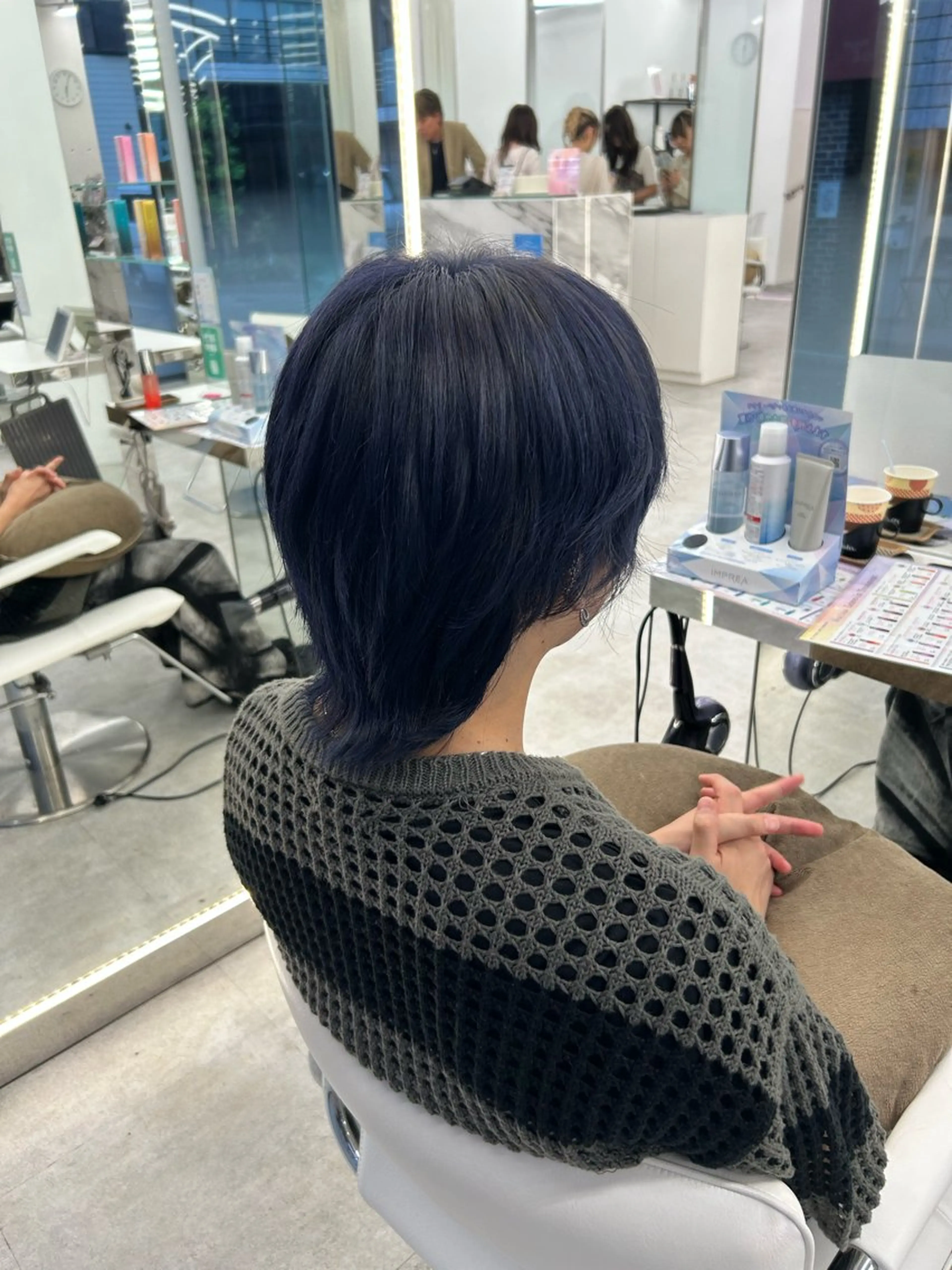 カラー メンズ ヘアカラー ヘッドスパ はるか/ブリーチカラ ー/ヘアアレンジ🤍のヘアスタイル