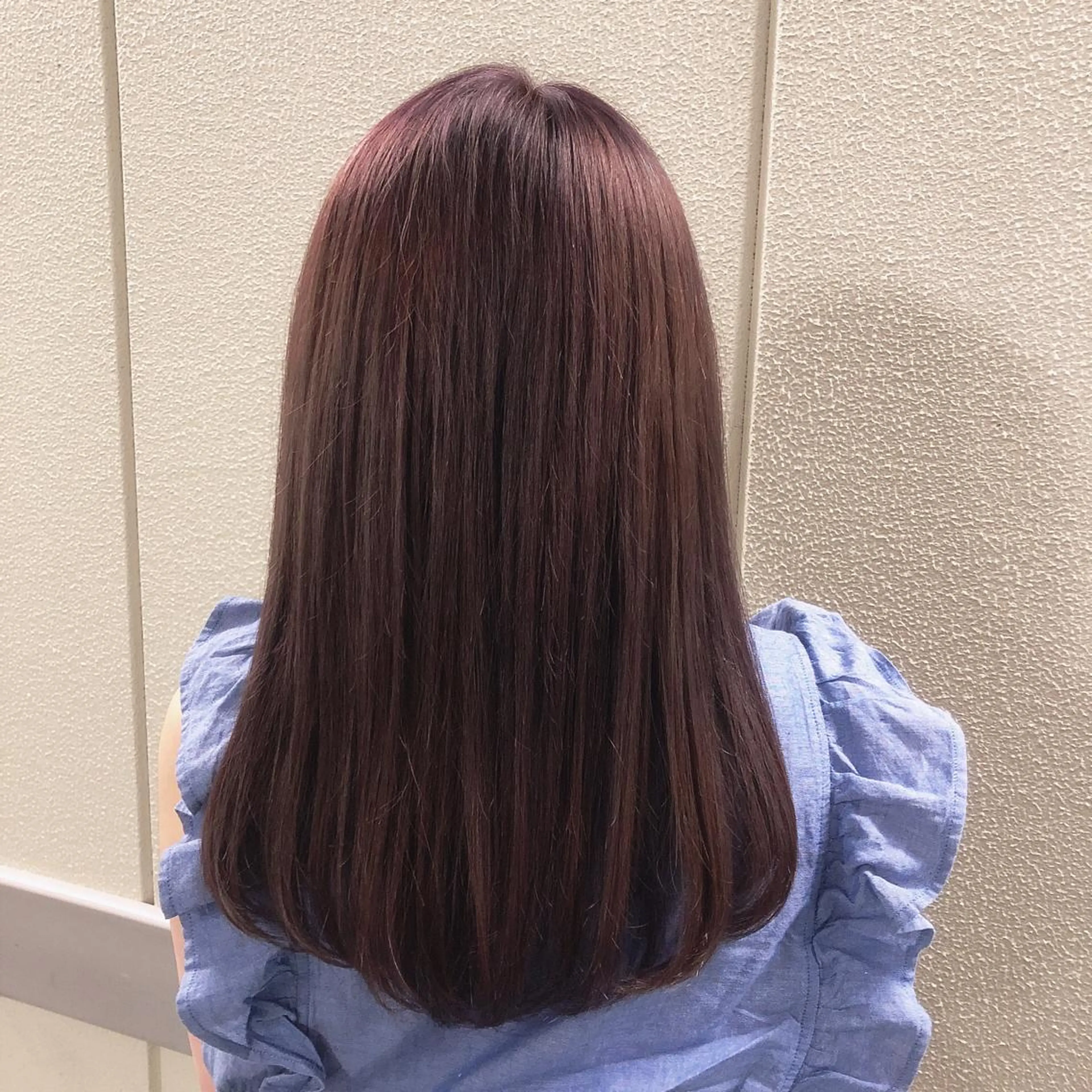 ロング カット 韓国ヘア 🇰🇷 RUKA 🩵🤍のヘアスタイル