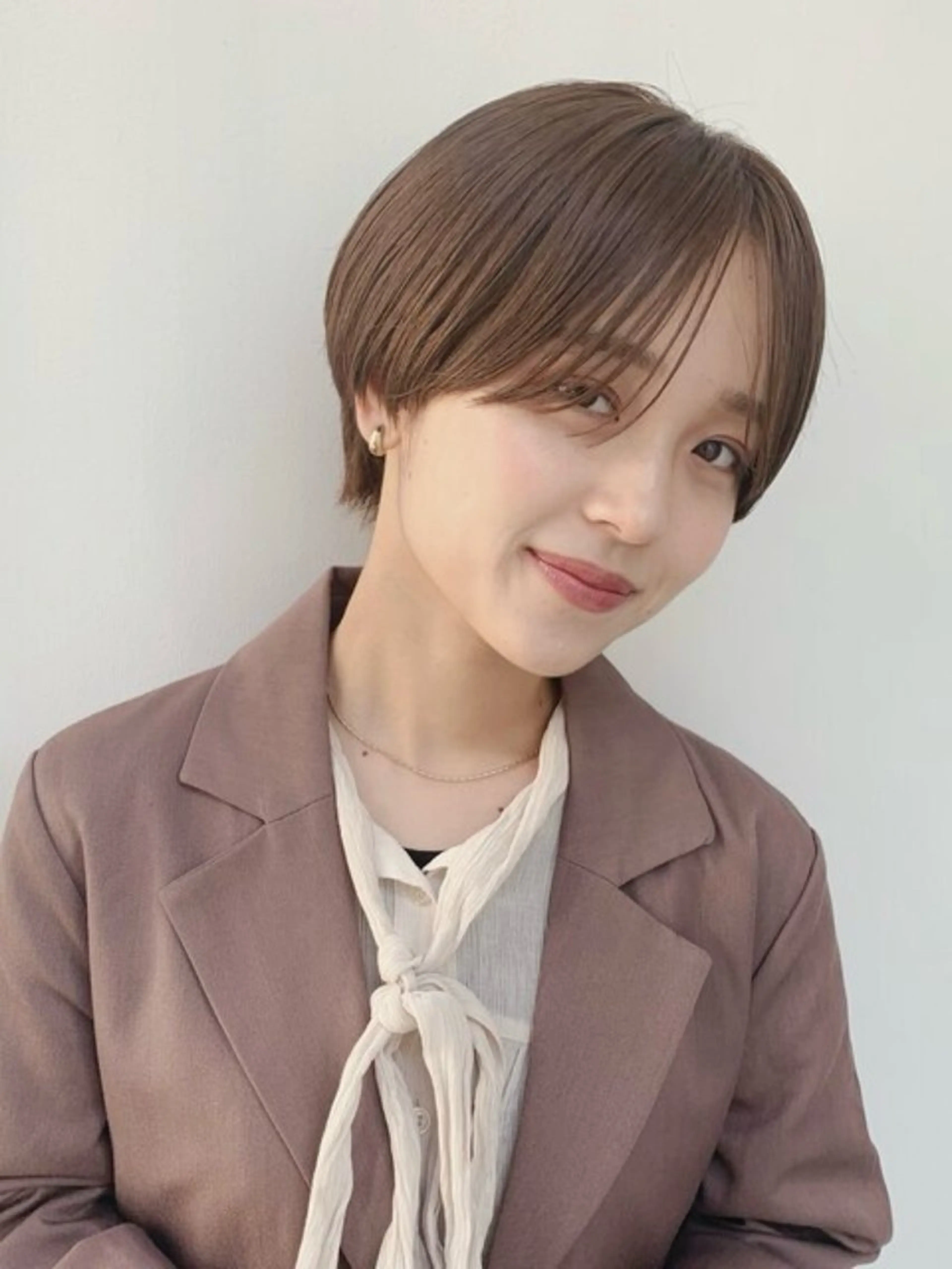 ショート カラー 丸みショート ショートヘア rise /メンズカットのヘアスタイル