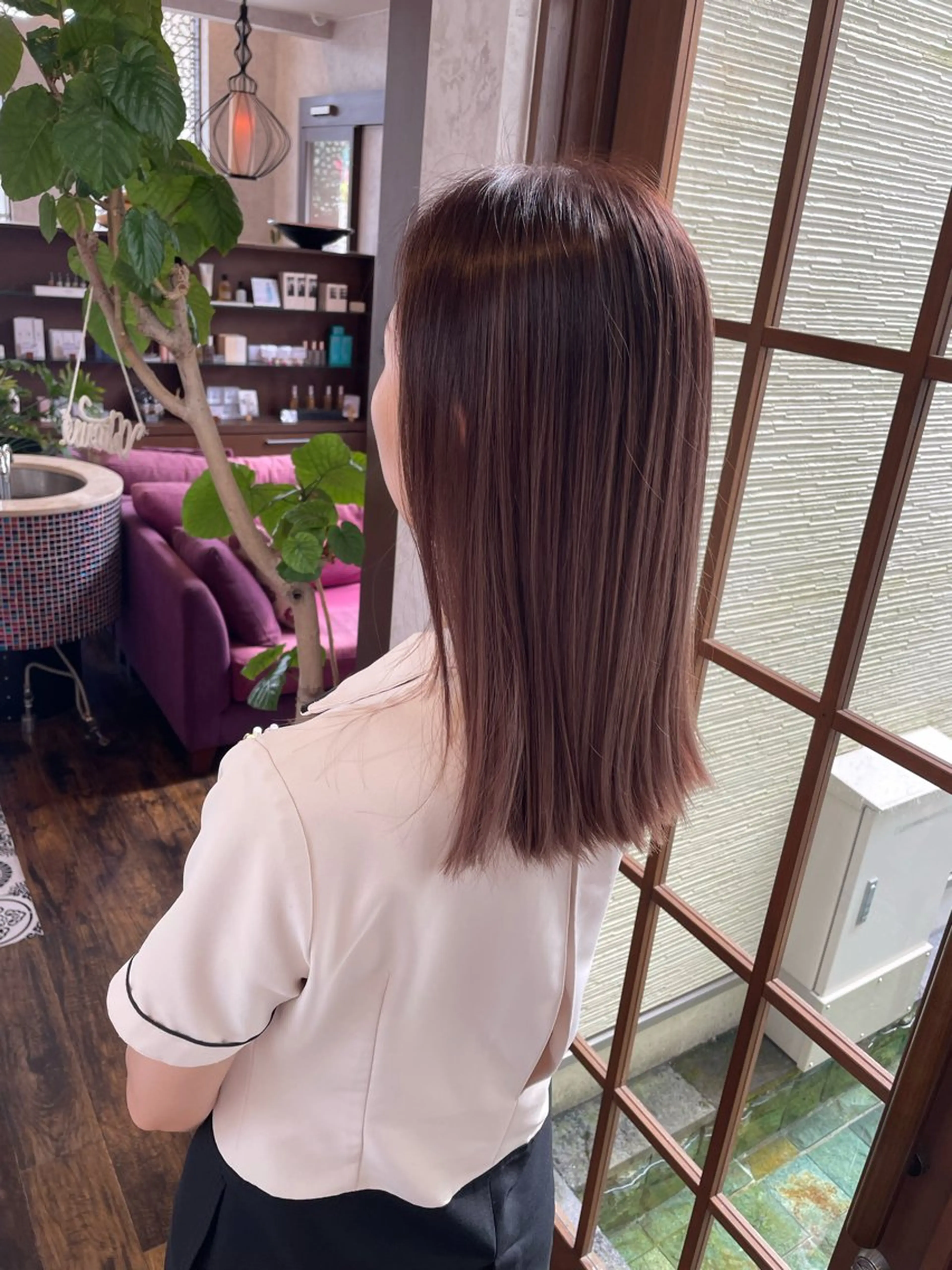 セミロング レイヤーカット BEYOND LINK所属・大橋 拓矢のヘアスタイル