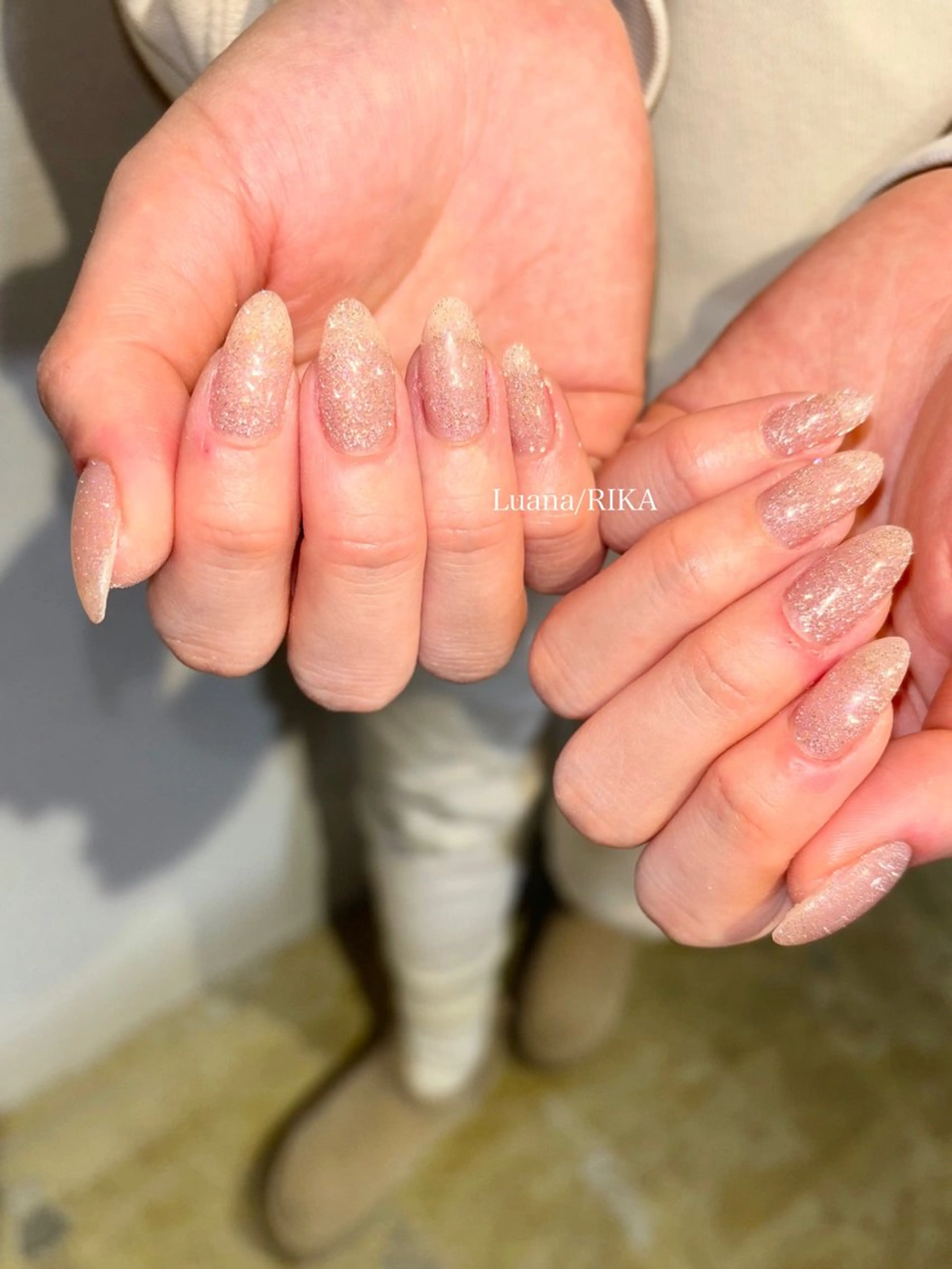 ネイル フラッシュネイル フラッシュマグ ハンドネイル Nail Salon Luana Rikaのネイルデザイン