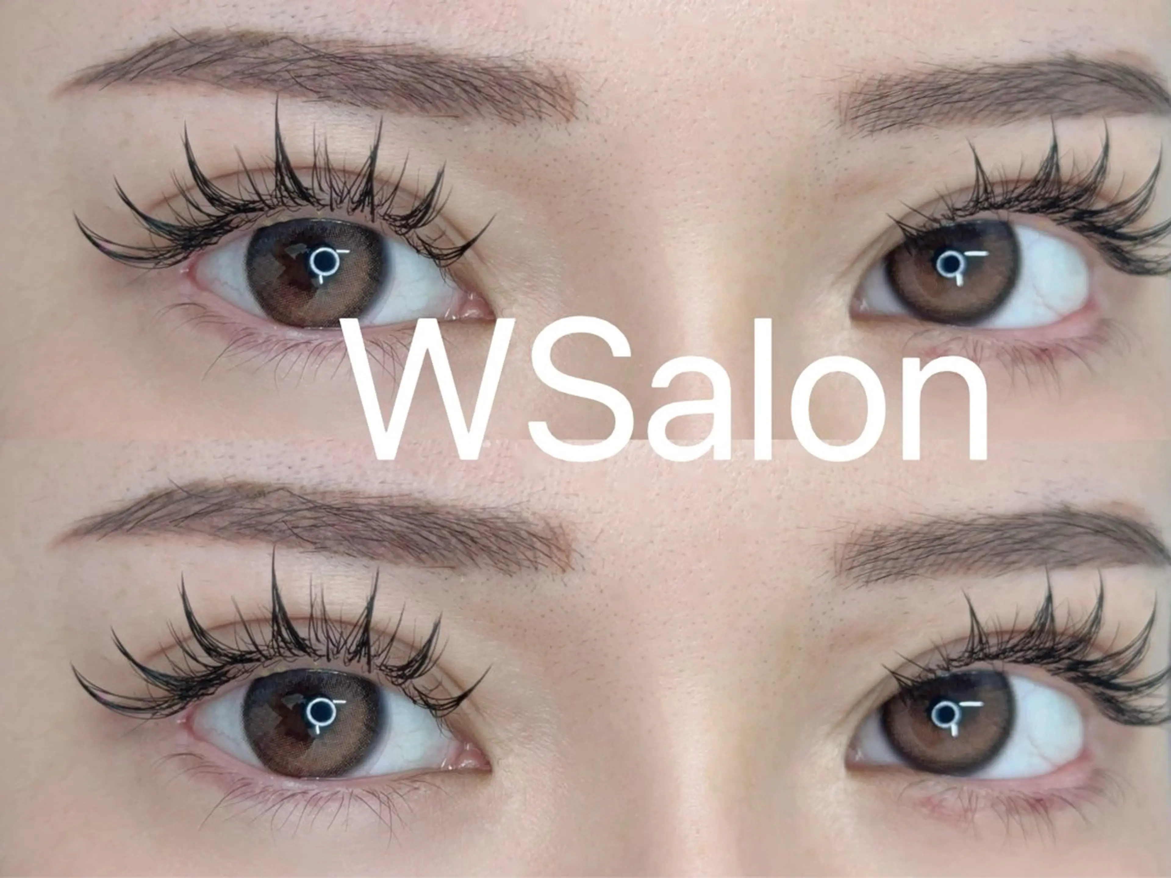 マツエク・マツパ 付け放題 バインドロック カラーマツエク フラットラッシュ 韓国風マツエク WSalon  アイラッシュ所属・W Salon アイラッシュのマツエク・マツパデザイン