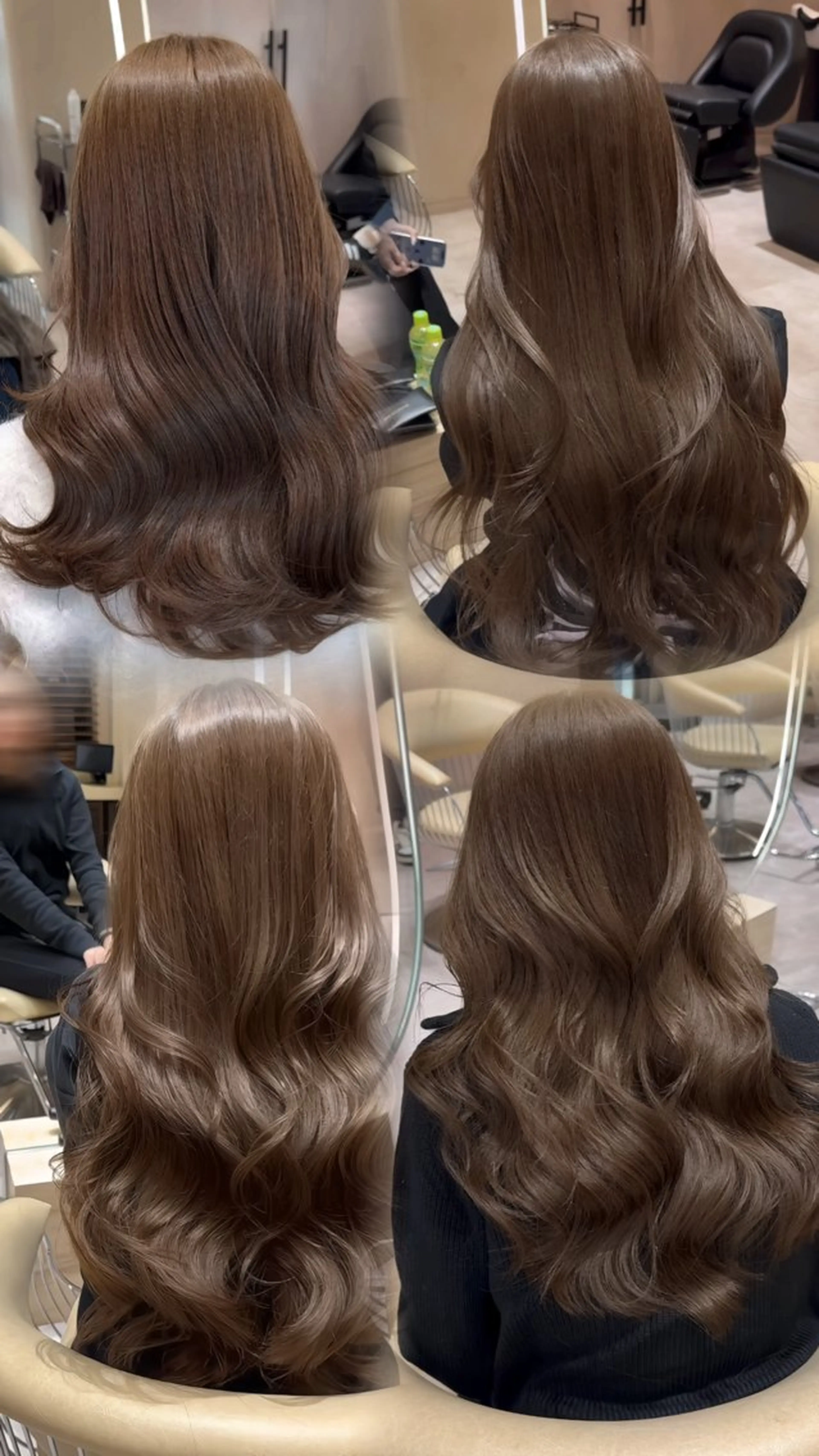 セミロング カット ヘアカラー トリートメント 韓国ヘア/ベージュ カラー/髪質改善/涼のヘアスタイル