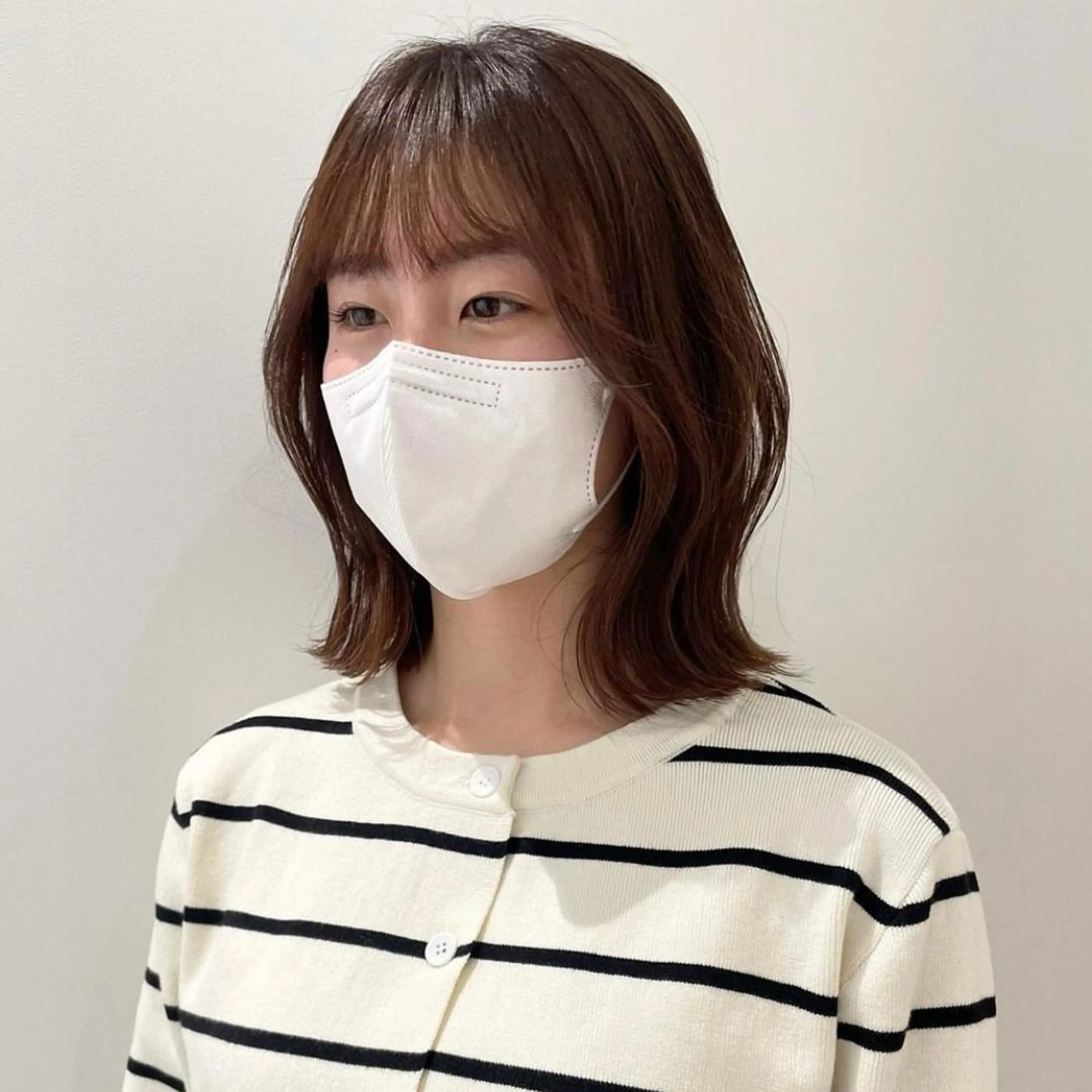 ミディアム カラー ベージュカラー ピンクカラー カット トリートメント GO TODAY 新宿Aura店所属・ベージュ🤎透明感 カラー🤎anriのヘアスタイル