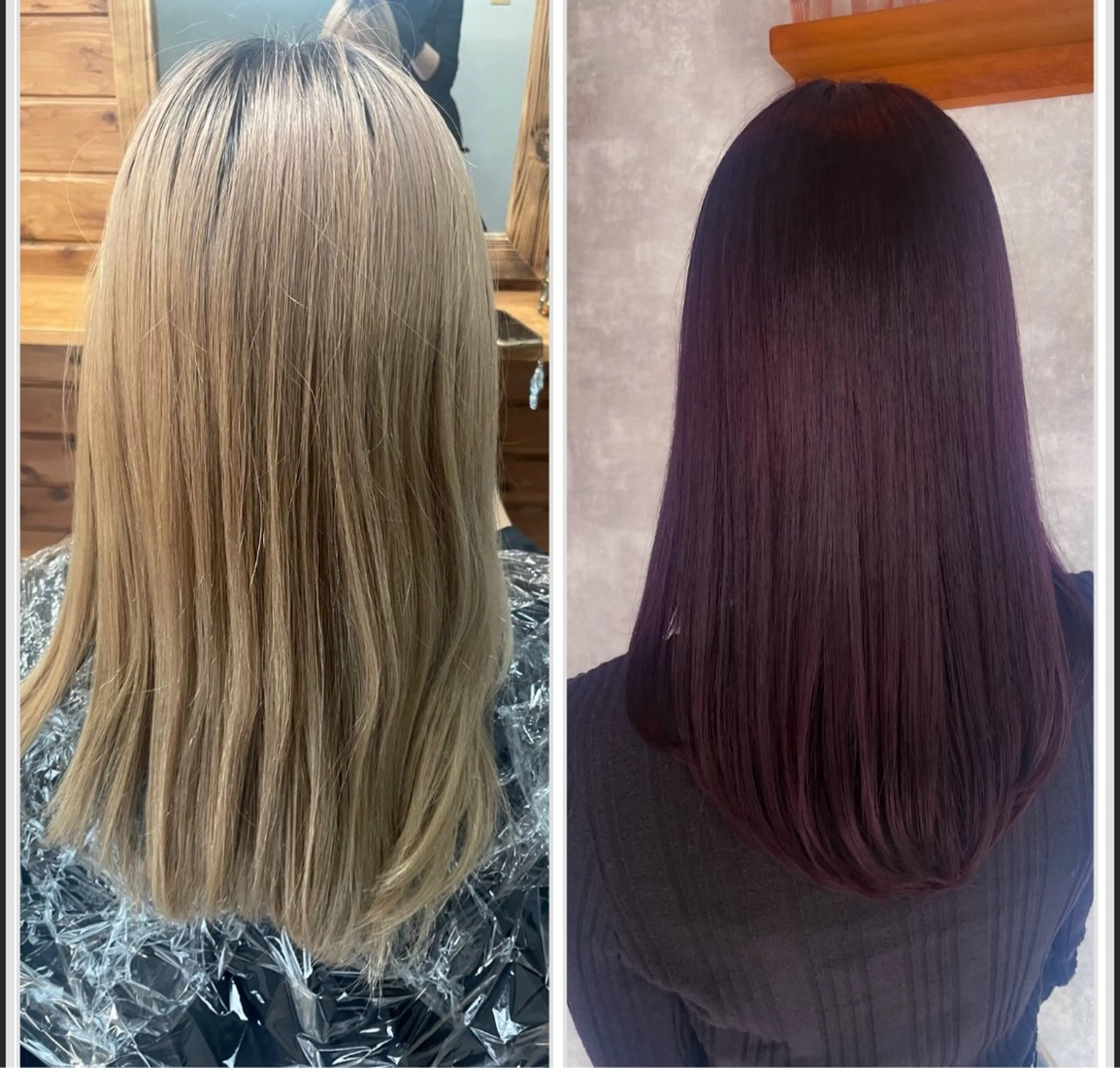 セミロング ヘアカラー MARO 🫧 マロのヘアスタイル