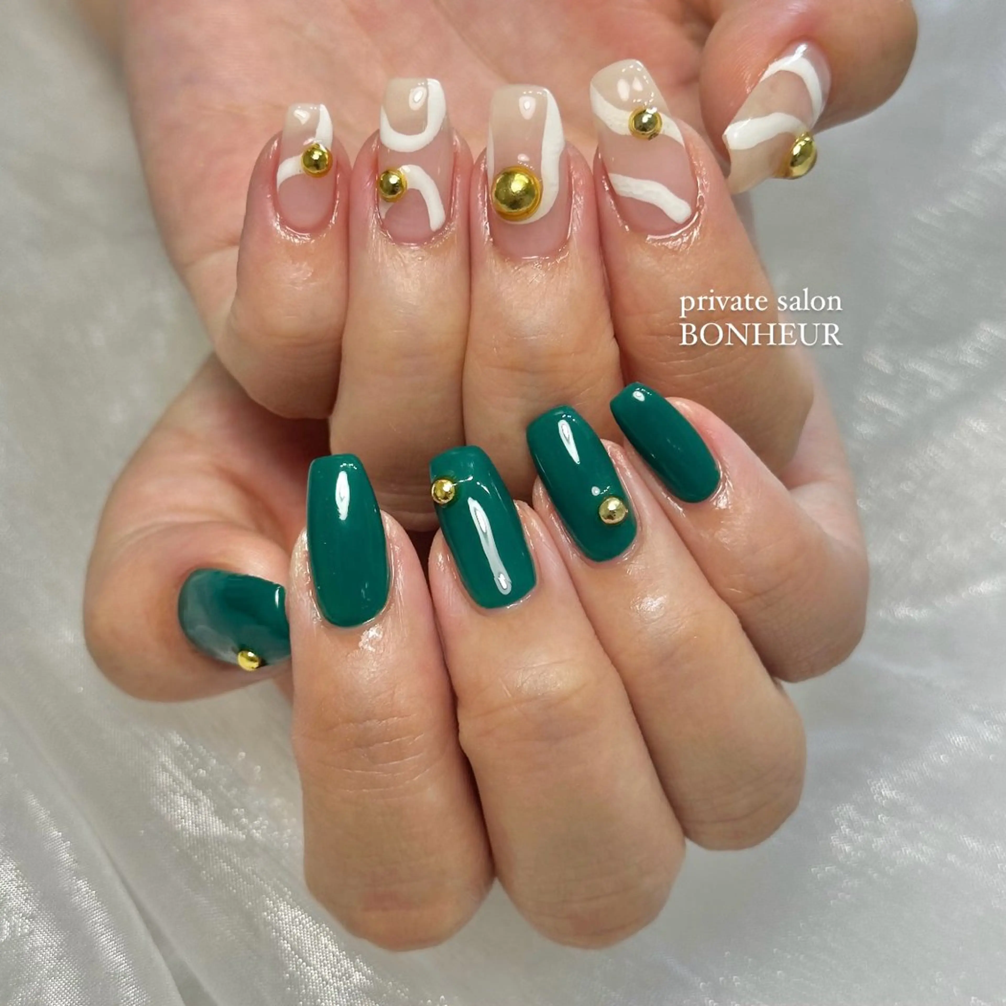 ネイル ハンドネイル BONHEUR Annaのネイルデザイン