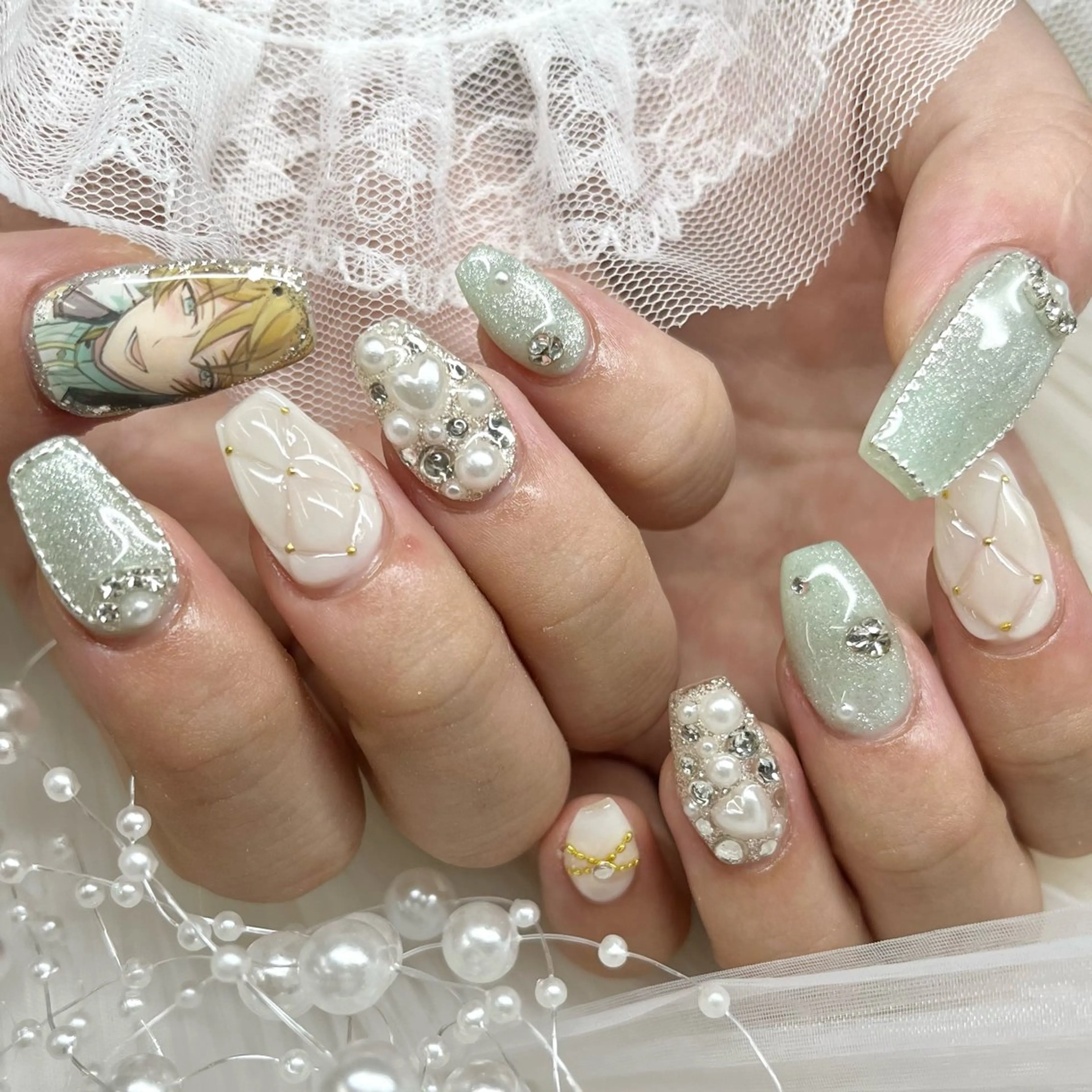 ネイル ハンドネイル 池袋痛ネイル Nok. 渡辺のネイルデザイン