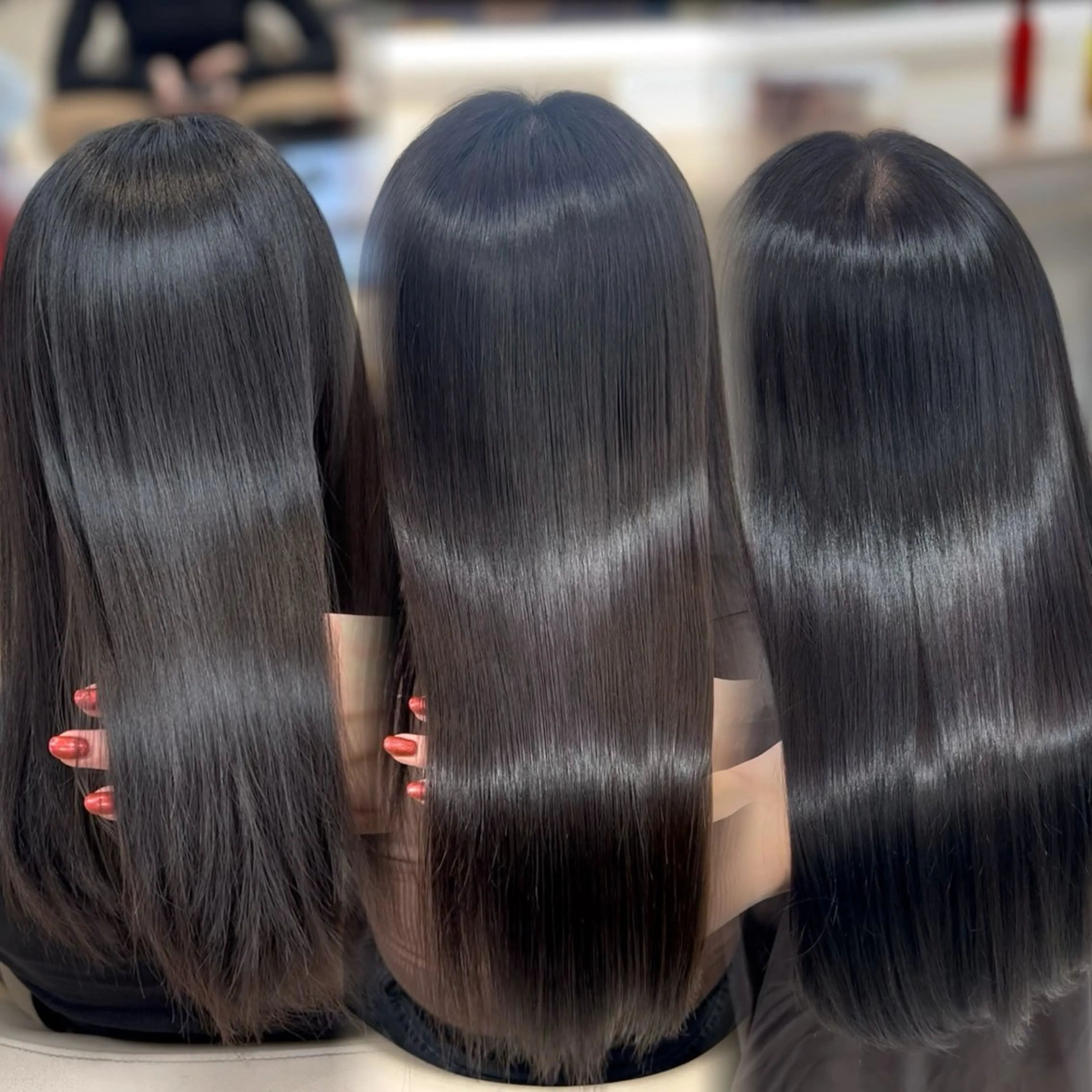 ロング カラー カット ヘアカラー トリートメント ヘッドスパ ヘアセット 🧸ベージュ カラー🧸ゆいなのヘアスタイル